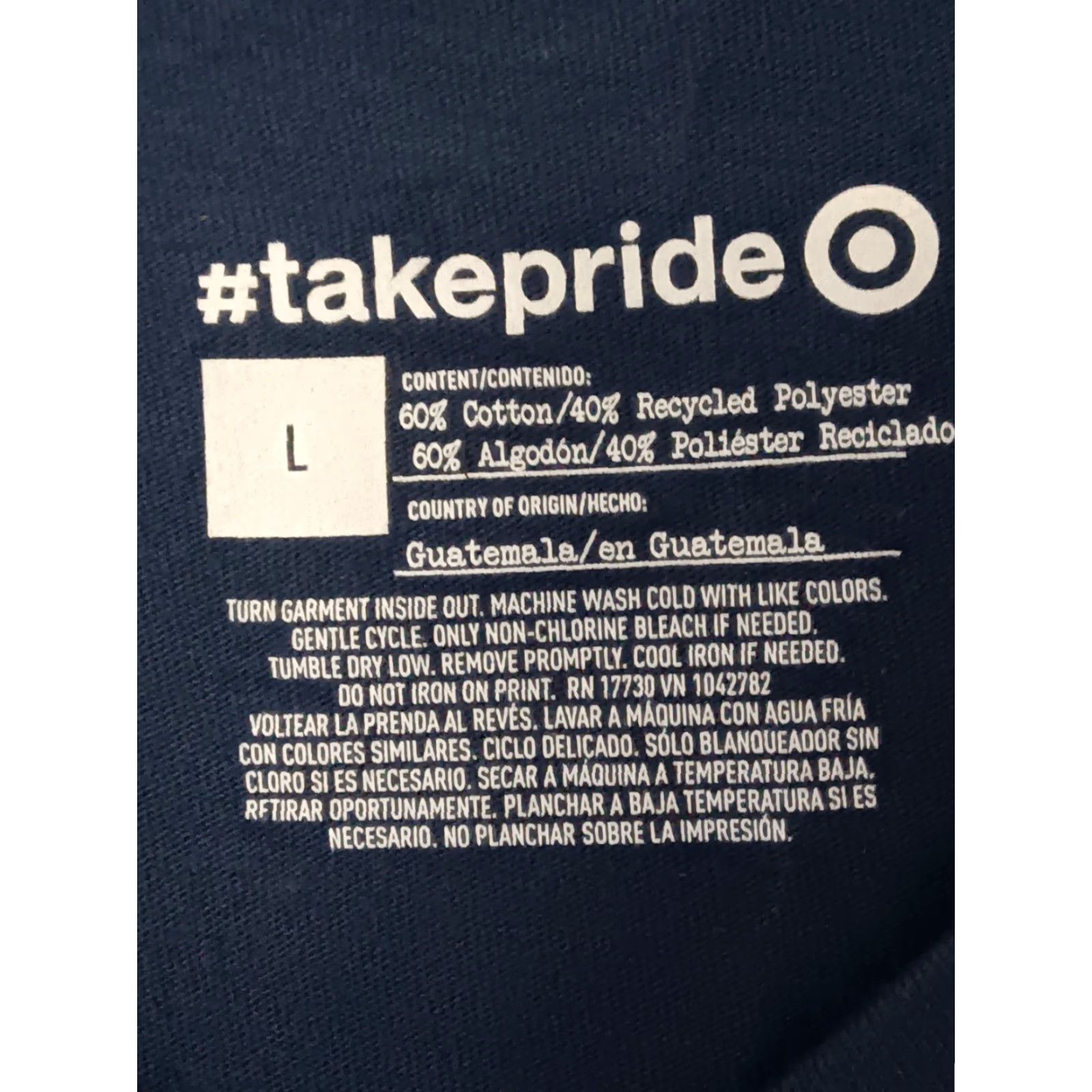 Vintage #takepride Adult IgualDaD Equality T-Shirt Blue L Short Sleeve Crew Neck Unisex Mens Womens Shirt Logo 2010s Equality Size US L / EU 52-54 / 3 - 5 Thumbnail