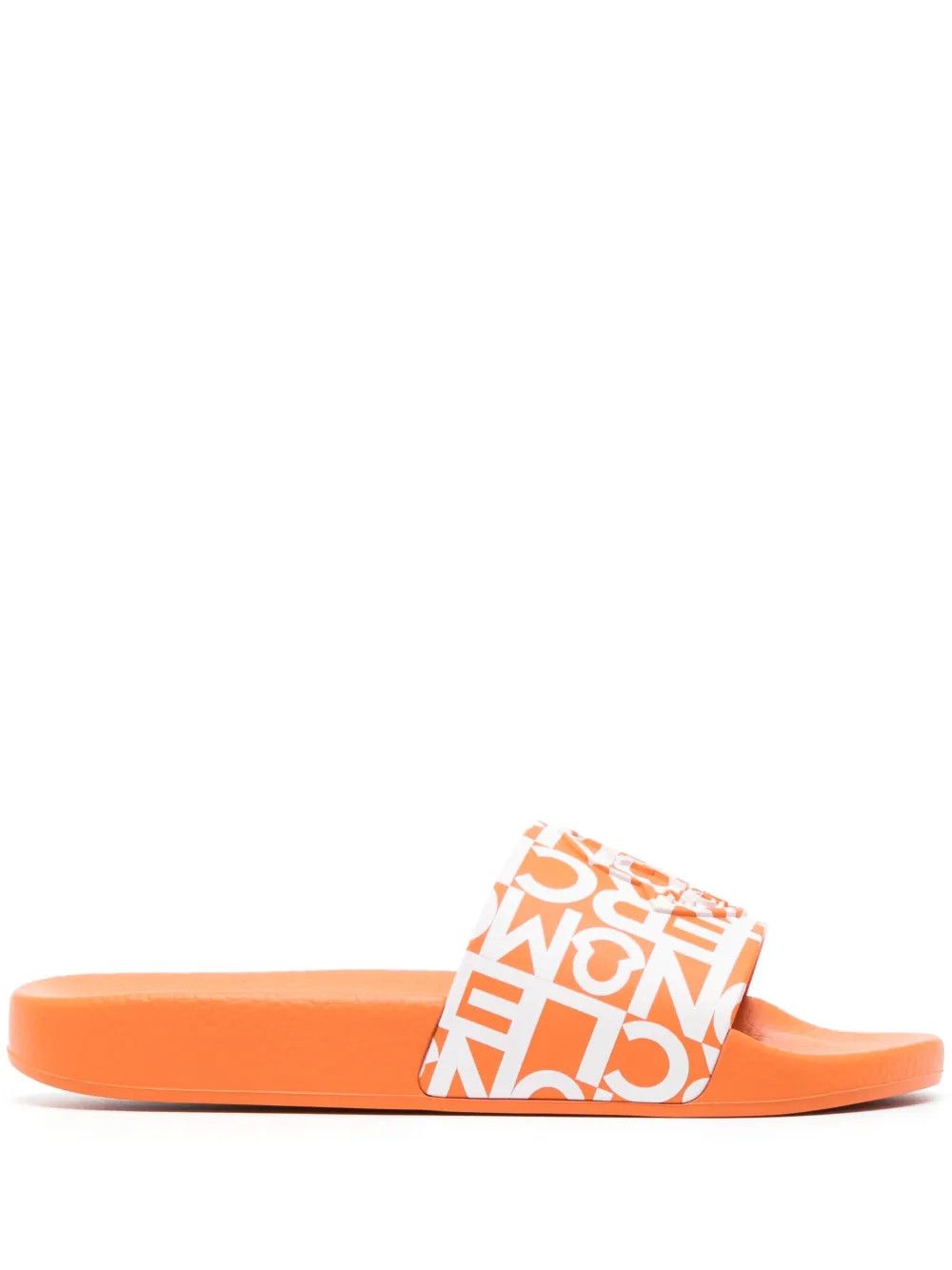 Moncler o1y1125 Slippers in Orange/White Size US 7 / IT 37 - 1 Thumbnail
