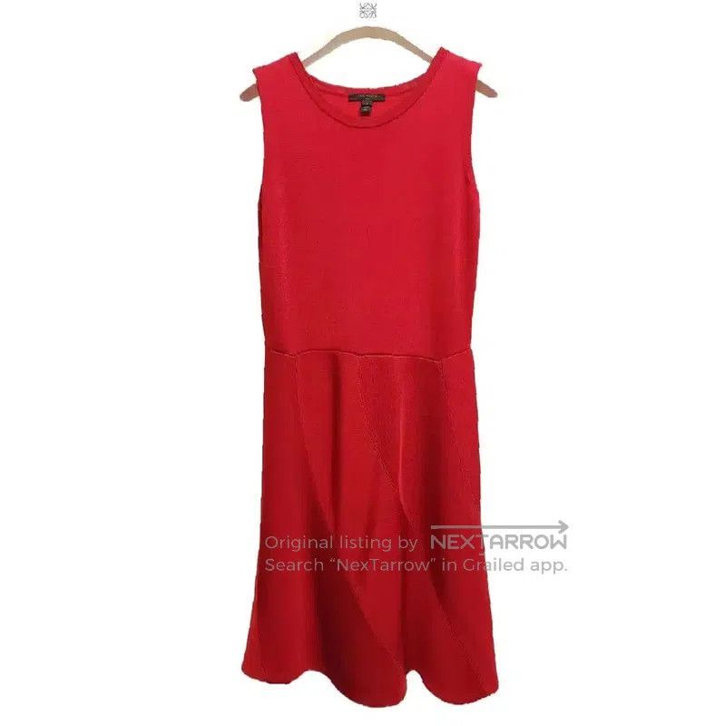 Louis Vuitton Louis Vuitton Red Wool Blend Dress for Ladies . Size S / US 4 / IT 40 - 2 Thumbnail