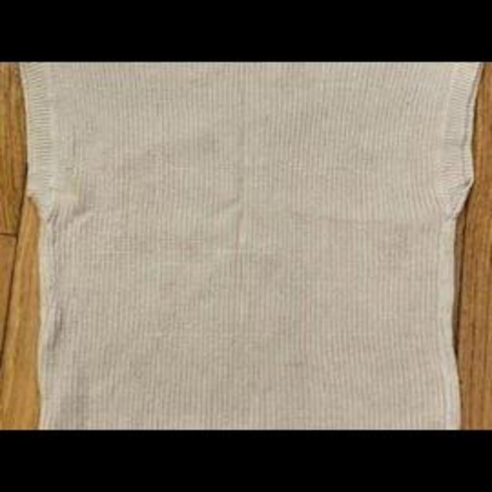 Designer Ugerlove Beige Ribbed Knit Top & Joggers Set - SZ XS NWT Size ONE SIZE - 3 Thumbnail