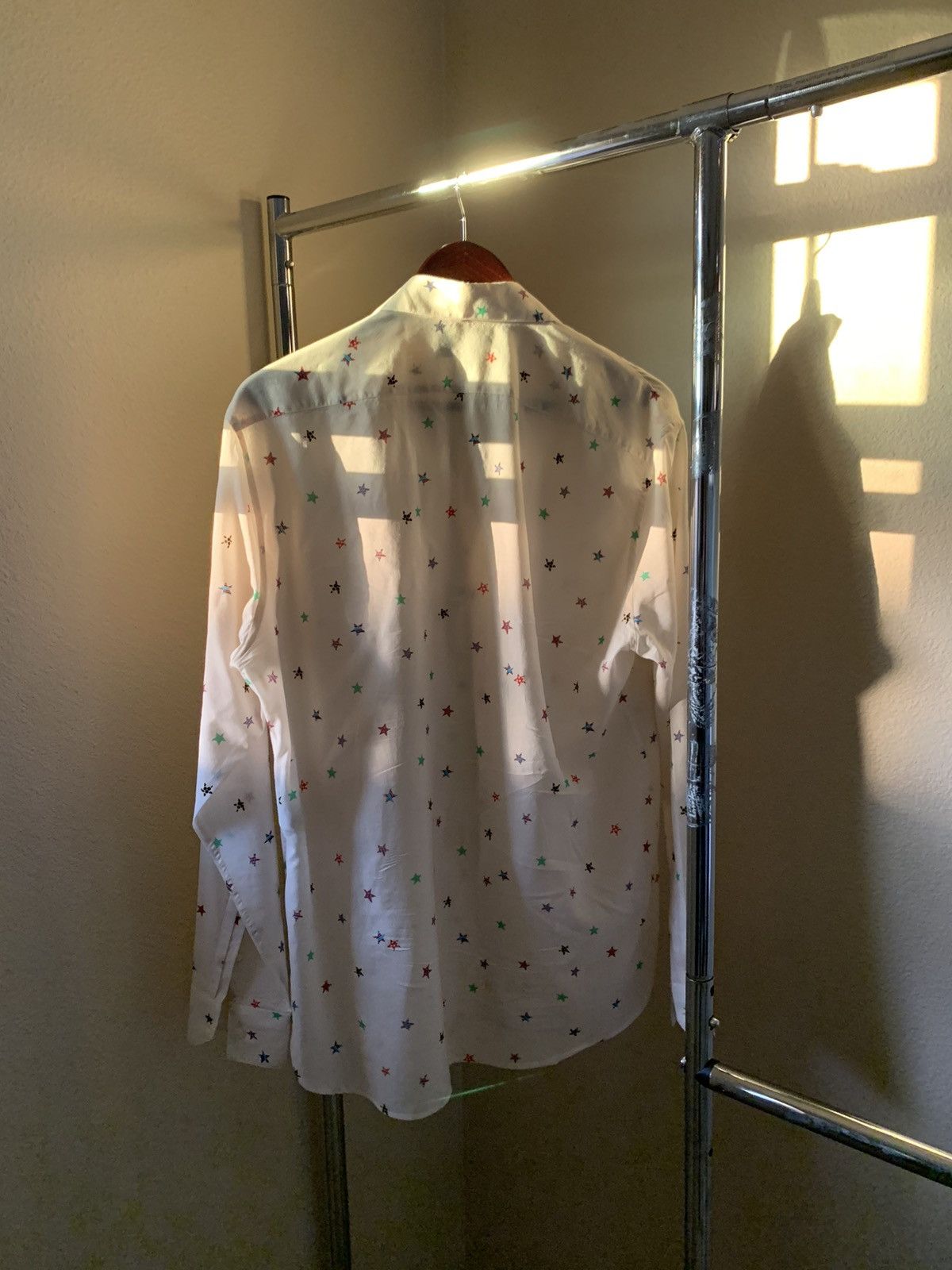 Saint Laurent Paris Saint Laurent star print shirt Size US L / EU 52-54 / 3 - 3 Thumbnail