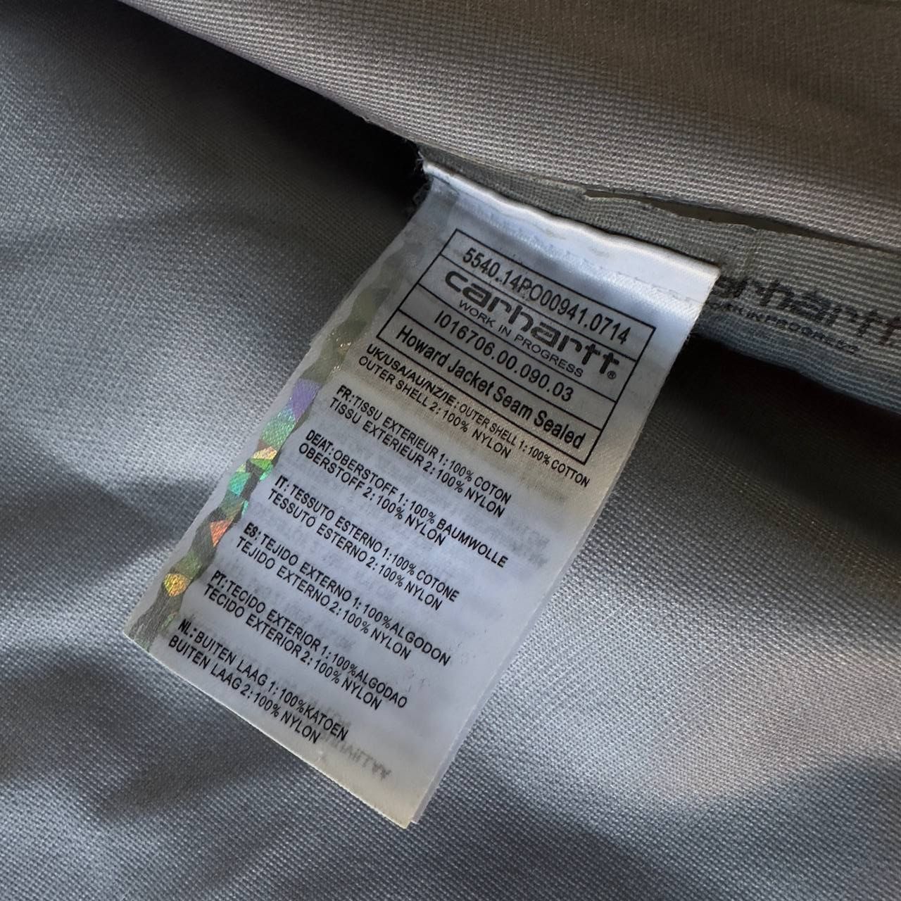 Carhartt Wip Carhartt Contrast Seam Sealed Howard Worker Jacket Size US M / EU 48-50 / 2 - 12 Thumbnail