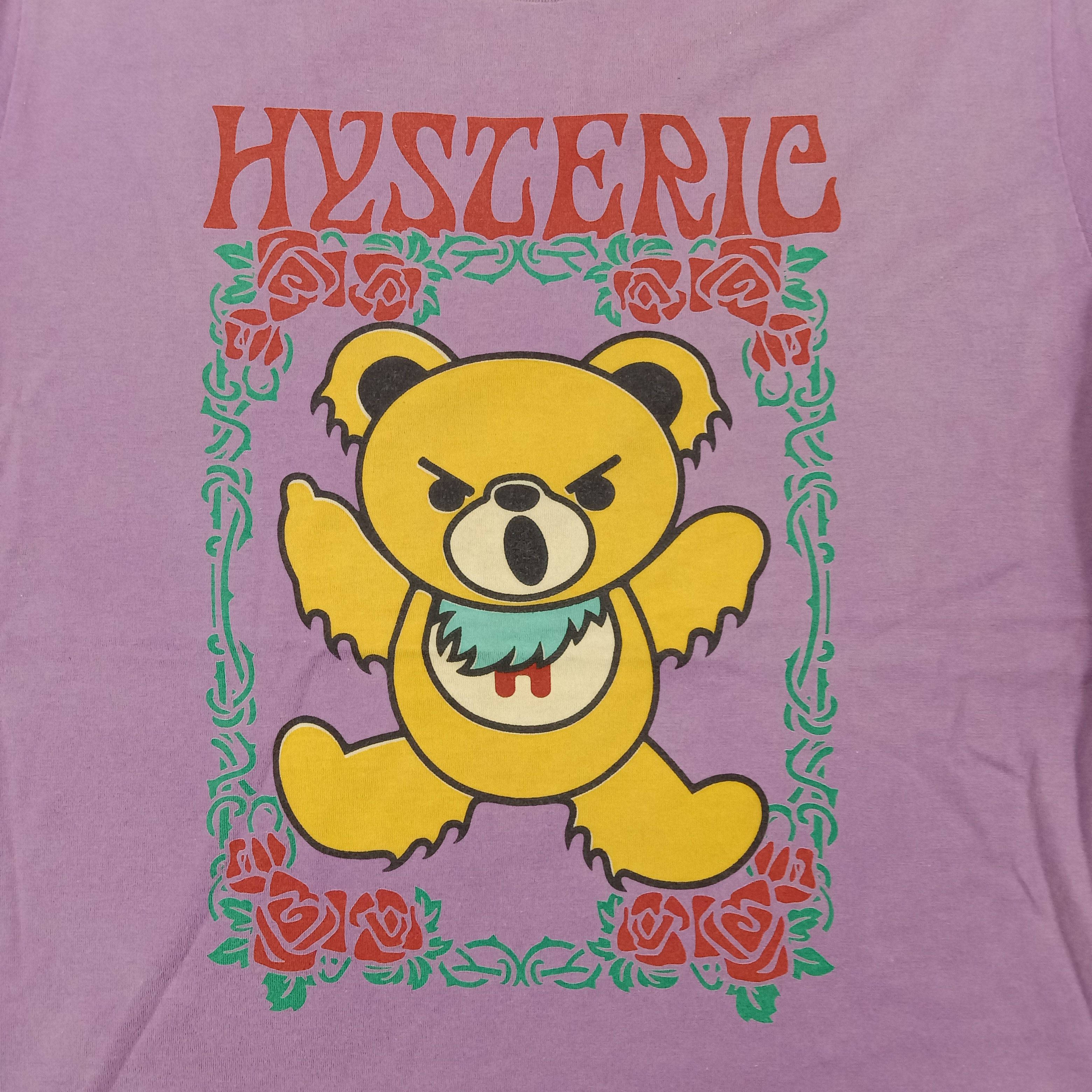 Hysteric Glamour Hysteric Glamour Japanese Bear Graphic Tshirt C294N60 Size US M / EU 48-50 / 2 - 2 Thumbnail