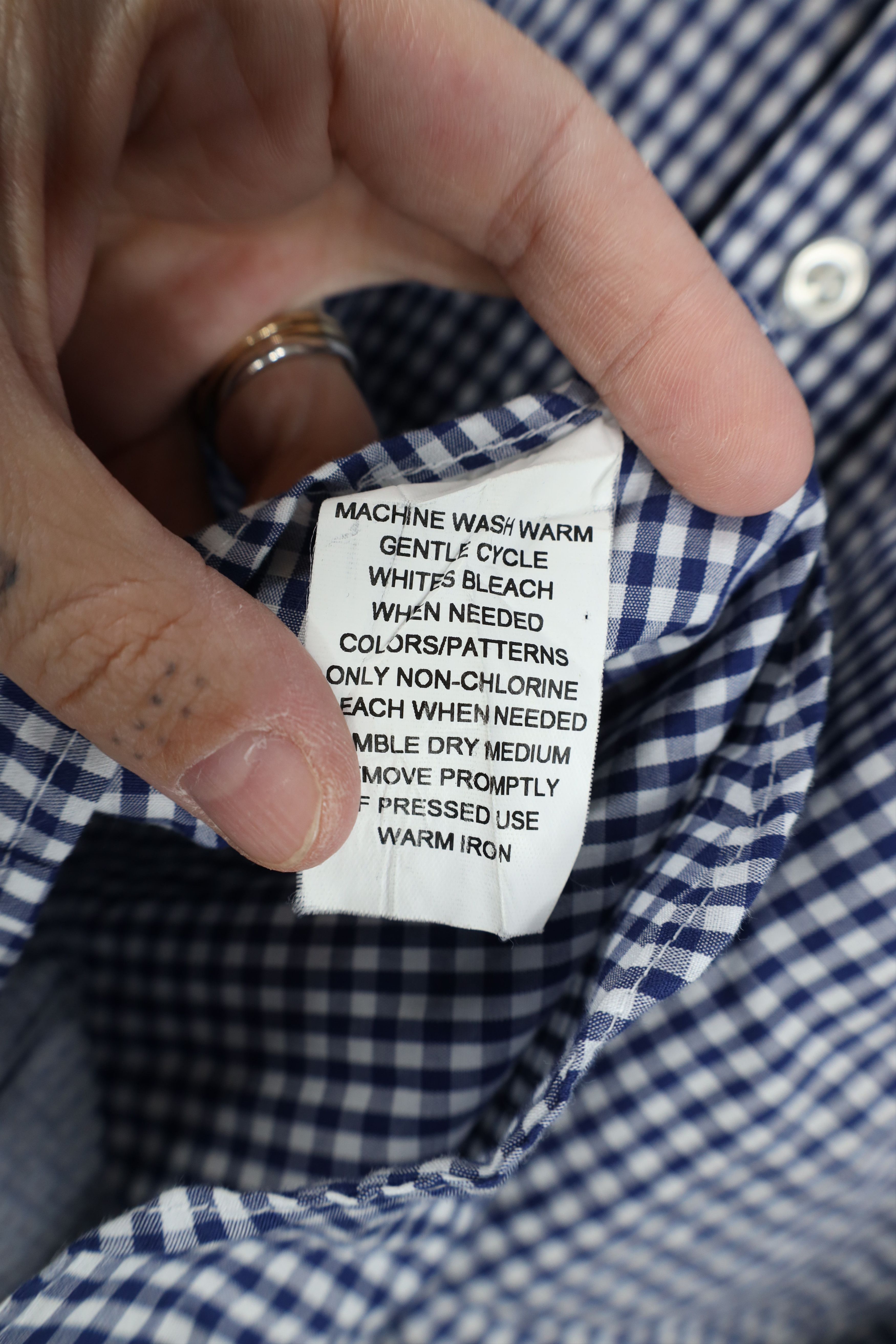 Allen Edmonds Allen Edmonds Single Needle Tailored Button Down Shirt Plaid Size US L / EU 52-54 / 3 - 9 Thumbnail