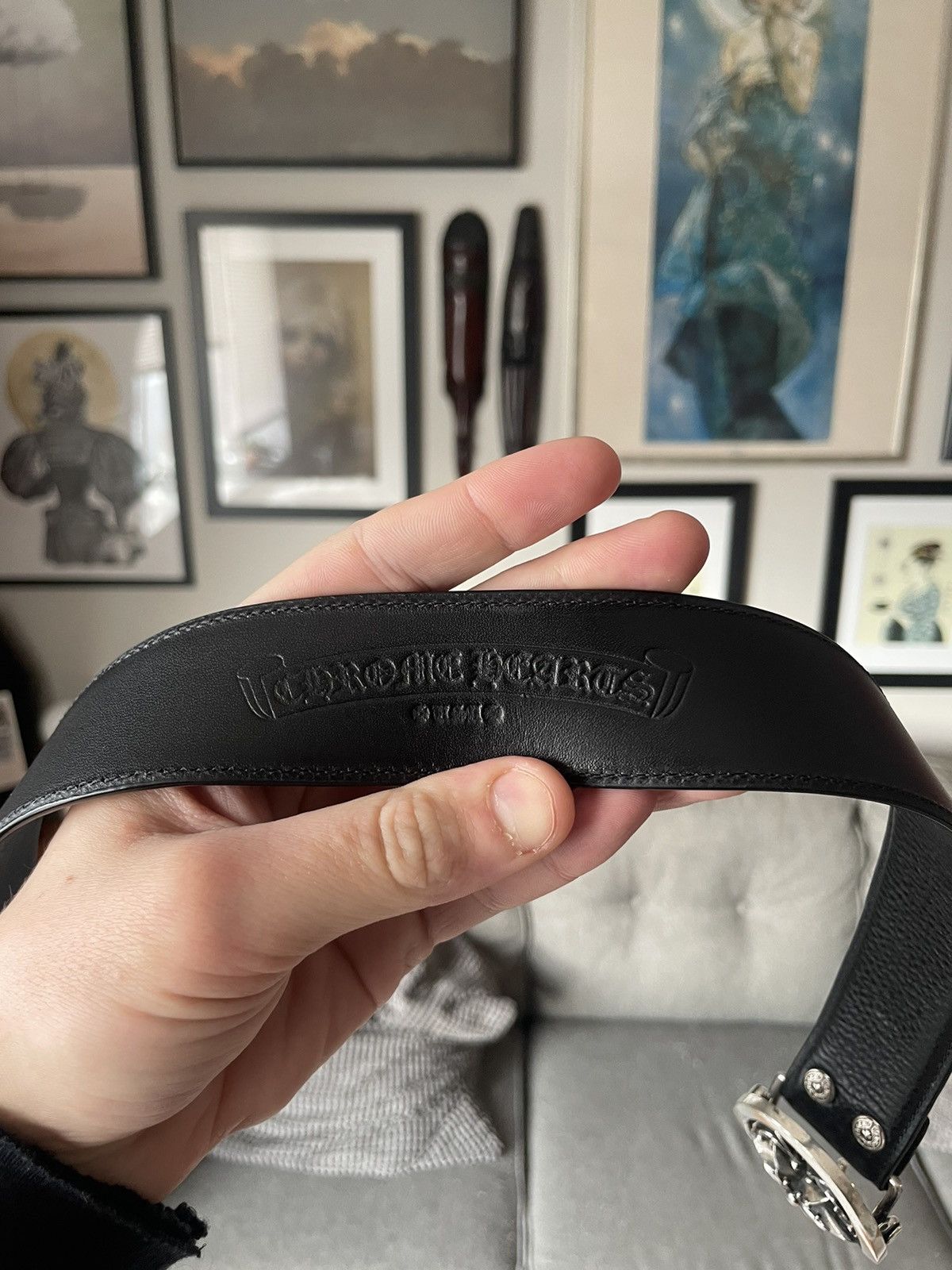 Chrome Hearts Chrome Hearts Oval Star Belt Size 36 - 4 Thumbnail
