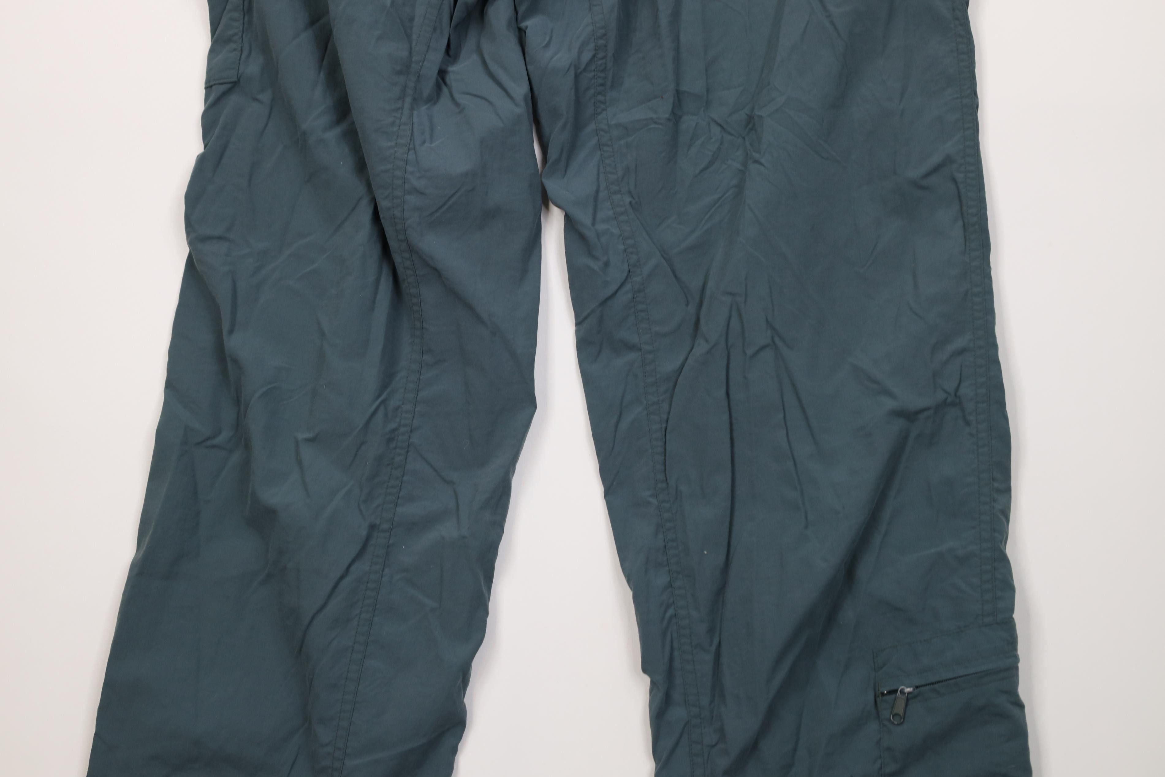 ExOfficio Vintage 90s Y2K ExOfficio Hiking Trekking Pants Teal Green Size US 34 / EU 50 - 12 Thumbnail