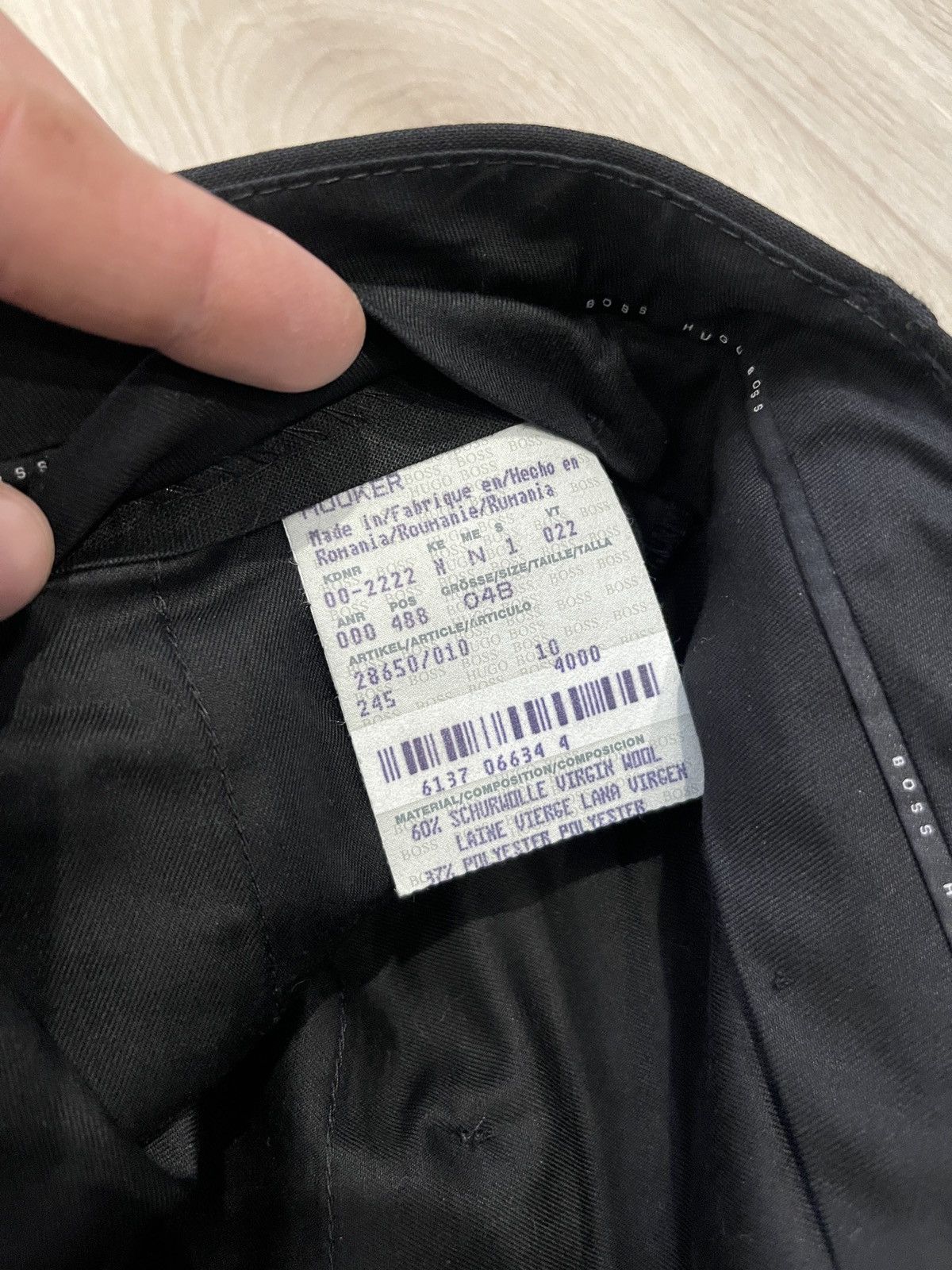 Hugo Boss Vintage classic hugo boss trousers black pants Size 38R - 9 Thumbnail