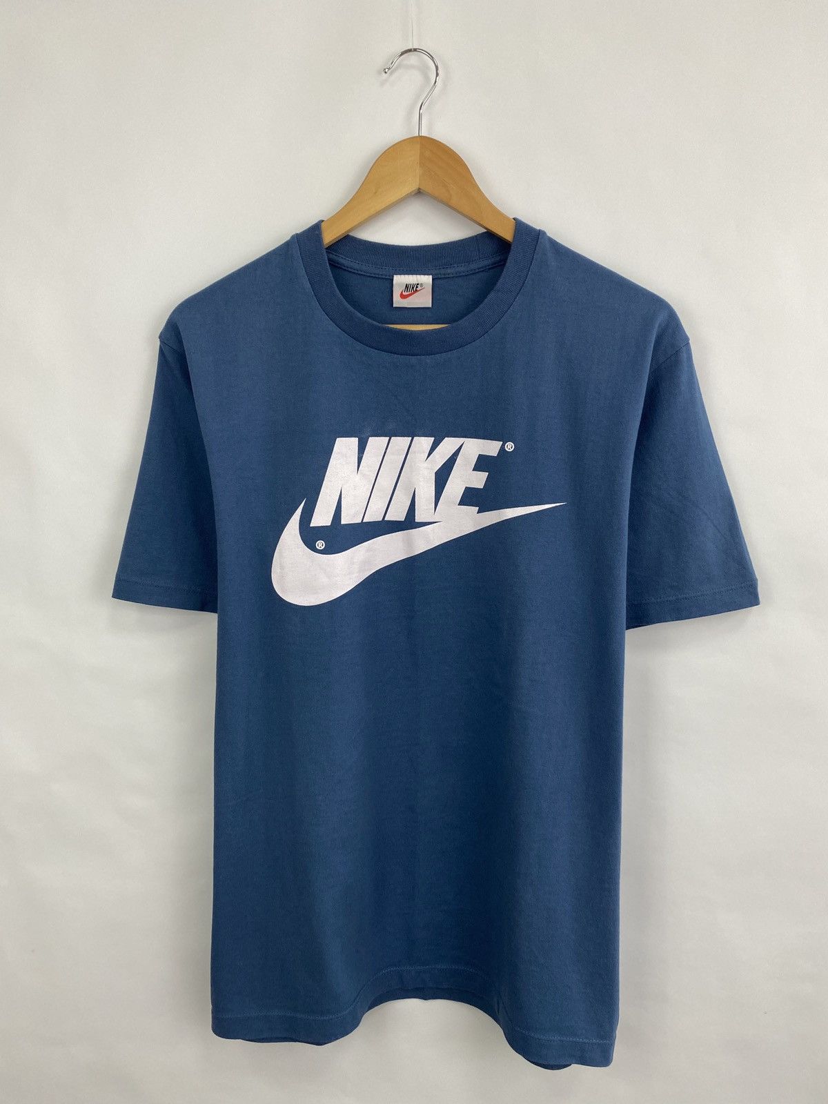 NIKE ロンＴ ロゴ 90s 00s y2k ブルー Vintage Nike 00s Big Logo T-Shirt Blue size M | eBay