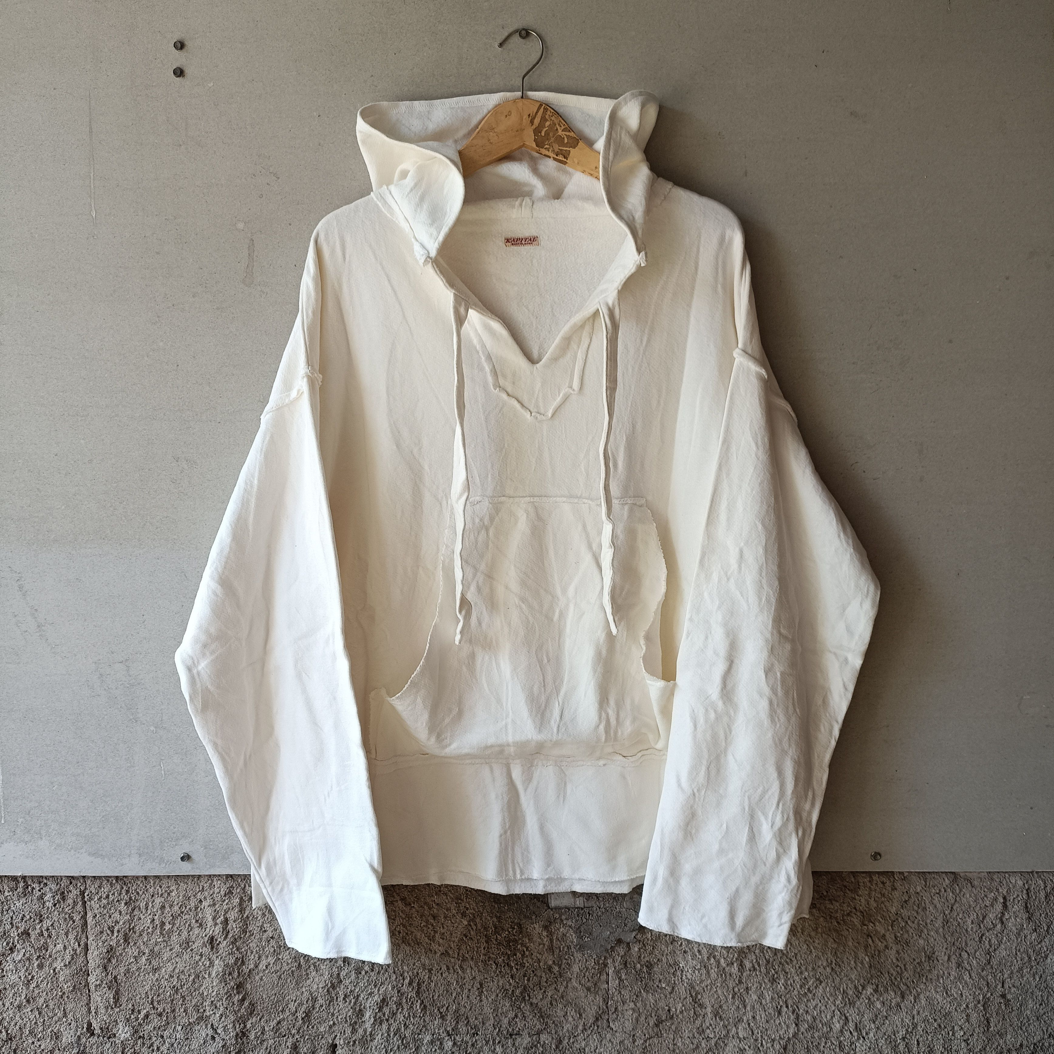 Kapital Kapital Trashed Unfinished Hooded Size US S / EU 44-46 / 1 - 1 Thumbnail
