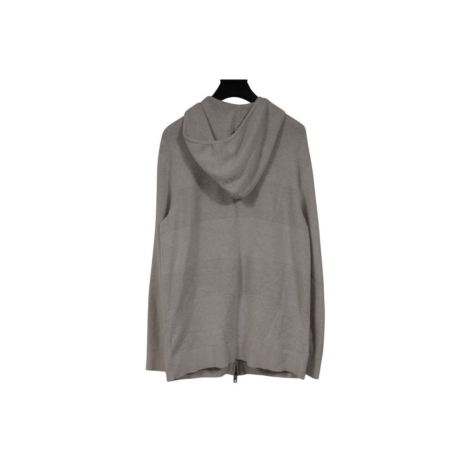 Helmut Lang Double Full Zip Up Hoodie Gray - 02390 Size US M / EU 48-50 / 2 - 11 Thumbnail