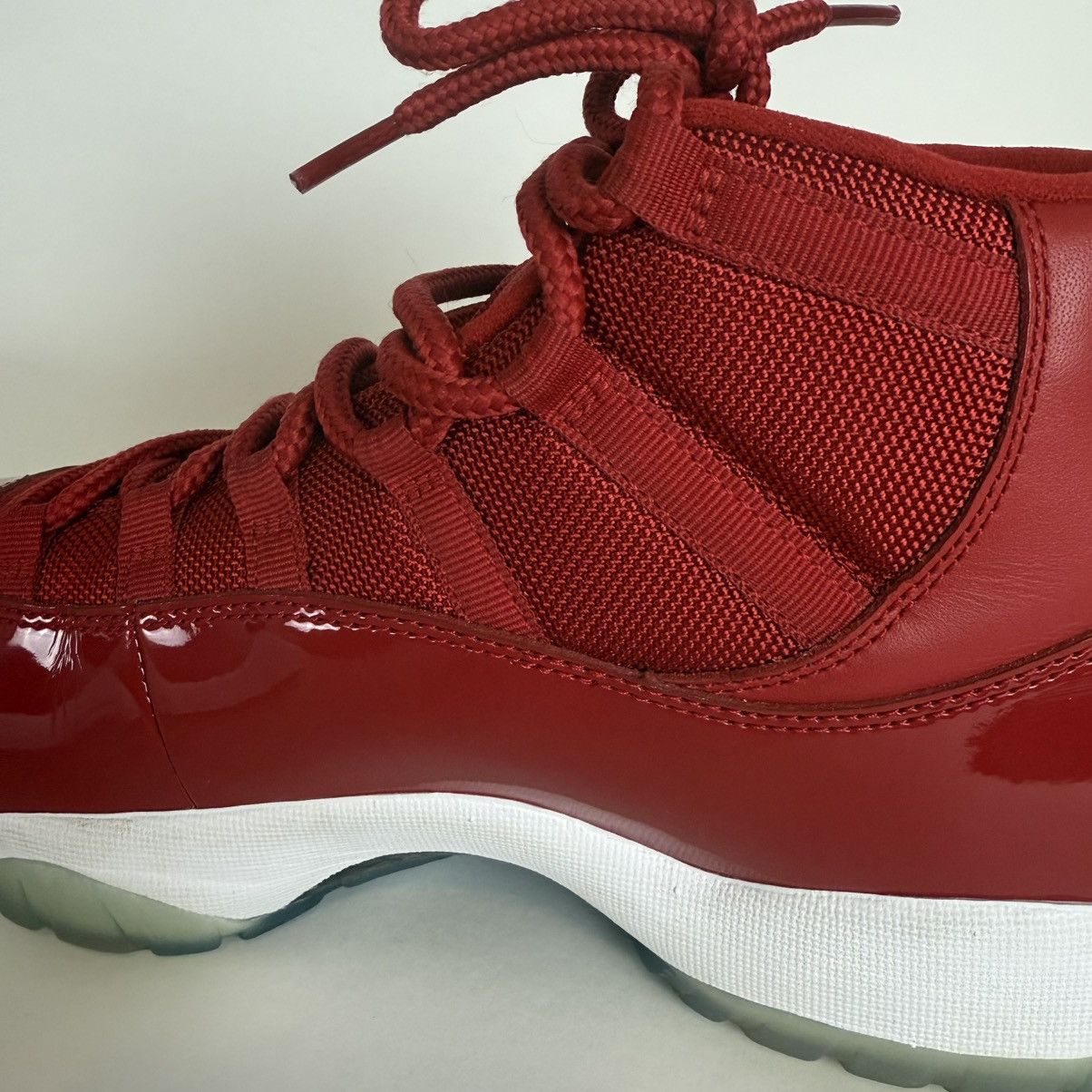 Jordan Brand × Nike Size 10.5-Jordan 11 Win Like ‘96 LIGHTLY WORN red white Size US 10.5 / EU 43-44 - 9 Thumbnail