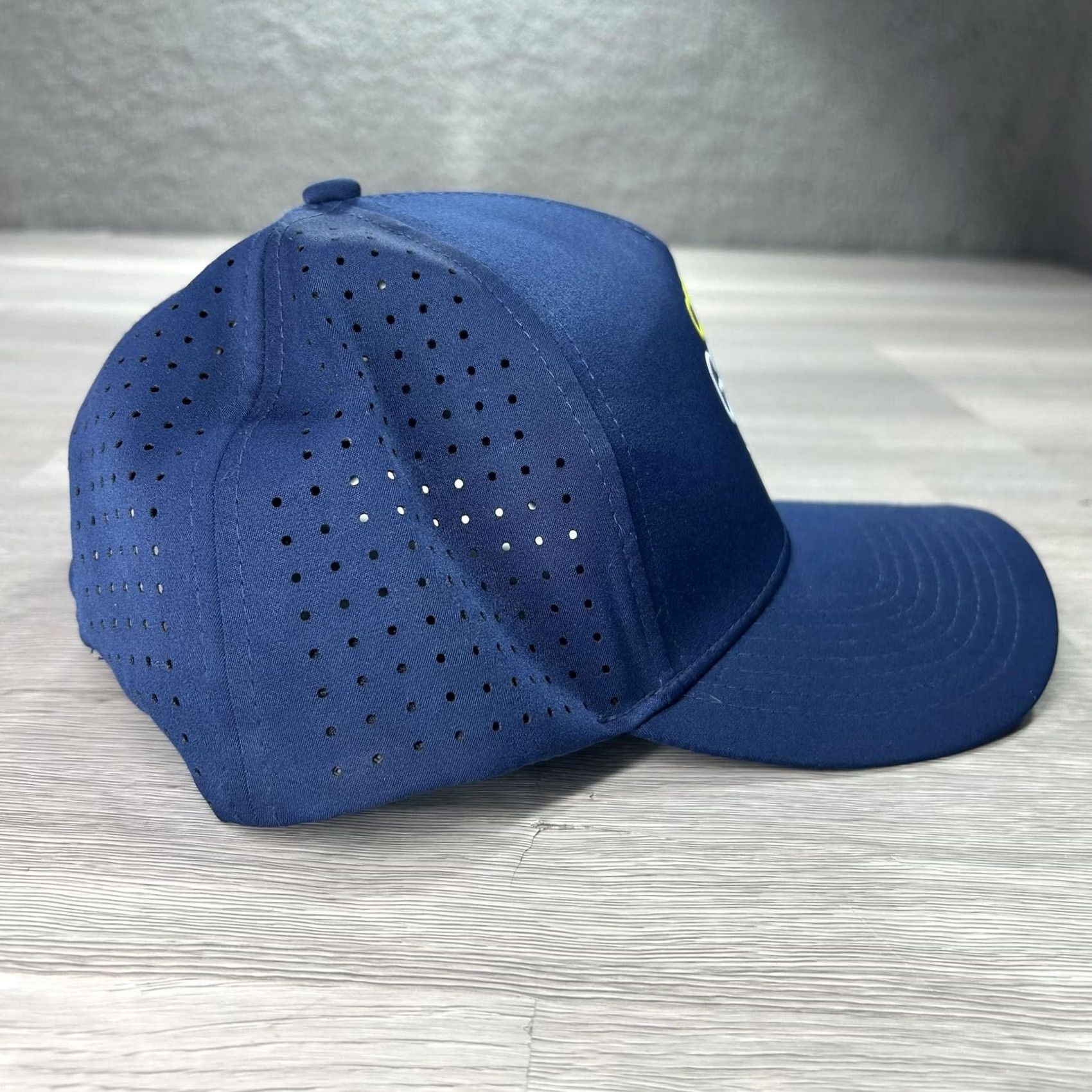 Vintage Sunday Swagger Hat Cap Snap Back Mens One Size Blue Golf Perforated Lightweight Size ONE SIZE - 2 Thumbnail