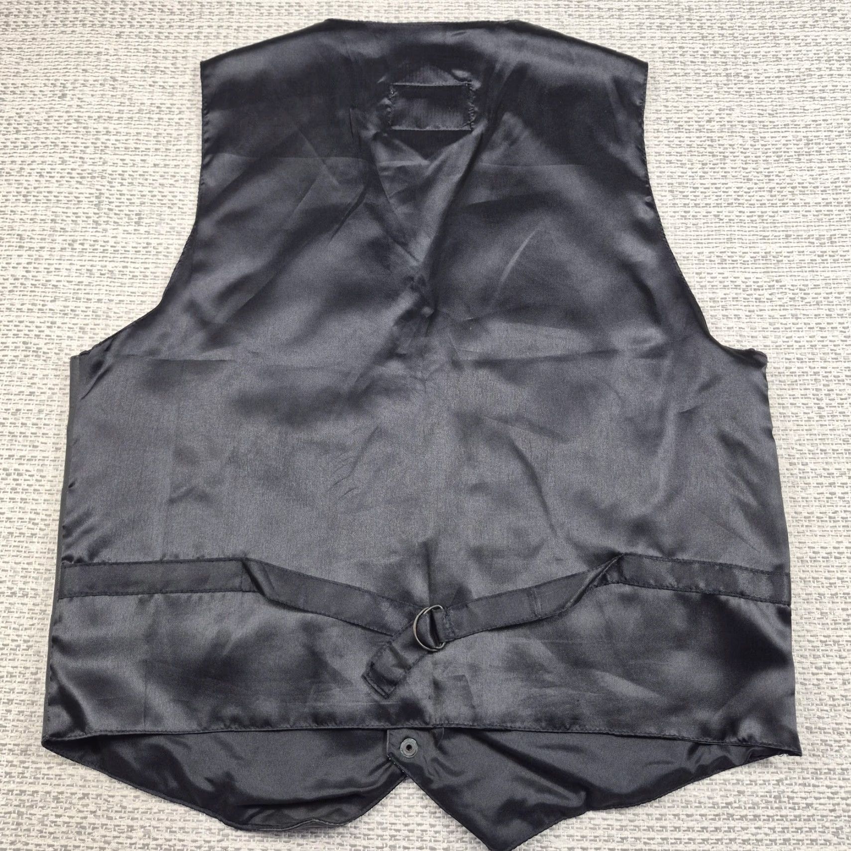 Vintage VINTAGE Golden Nugget Vest Mens XL Black Leather Biker Snap Cinch Belt Lined Pockets Jacket/Coat Length: Mid-Length Size US XL / EU 56 / 4 - 4 Thumbnail
