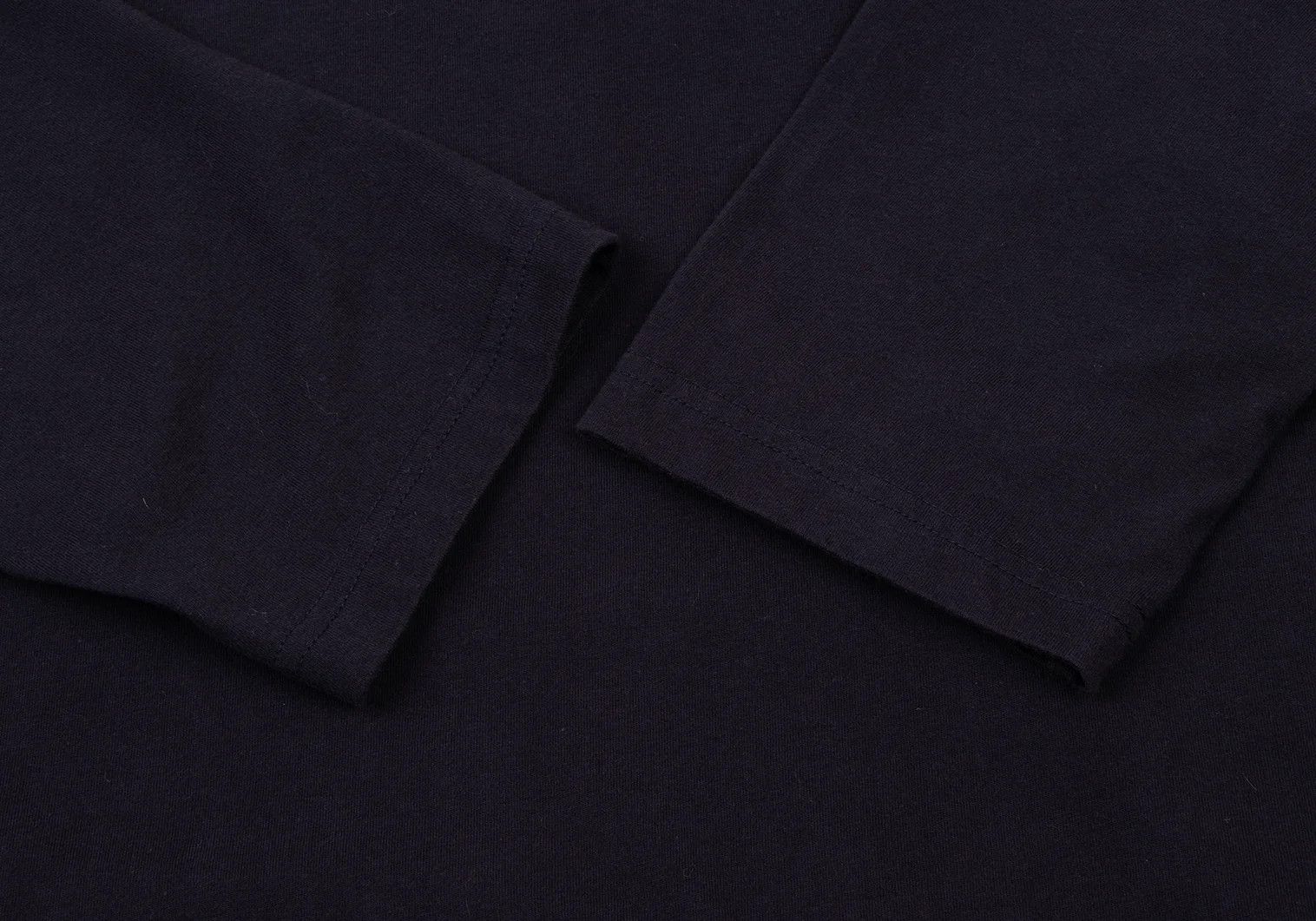 Yohji Yamamoto Cotton Front Zip Asymmetrical Cut Top in Navy Blue Size US L / EU 52-54 / 3 - 7 Thumbnail