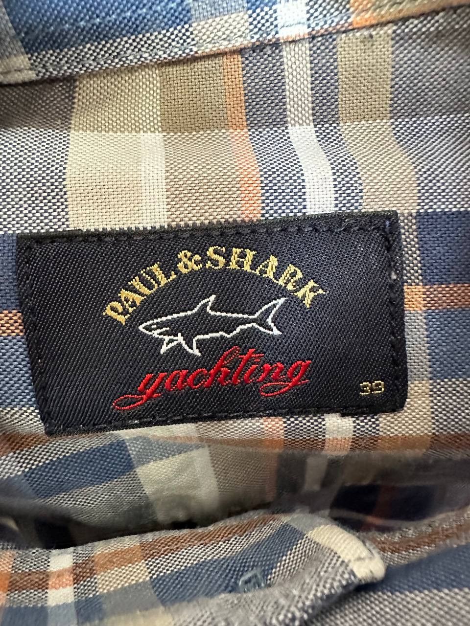 Paul & Shark Paul Shark Yachting Check Shirt LS Button Up Pocket Logo Size US M / EU 48-50 / 2 - 12 Thumbnail