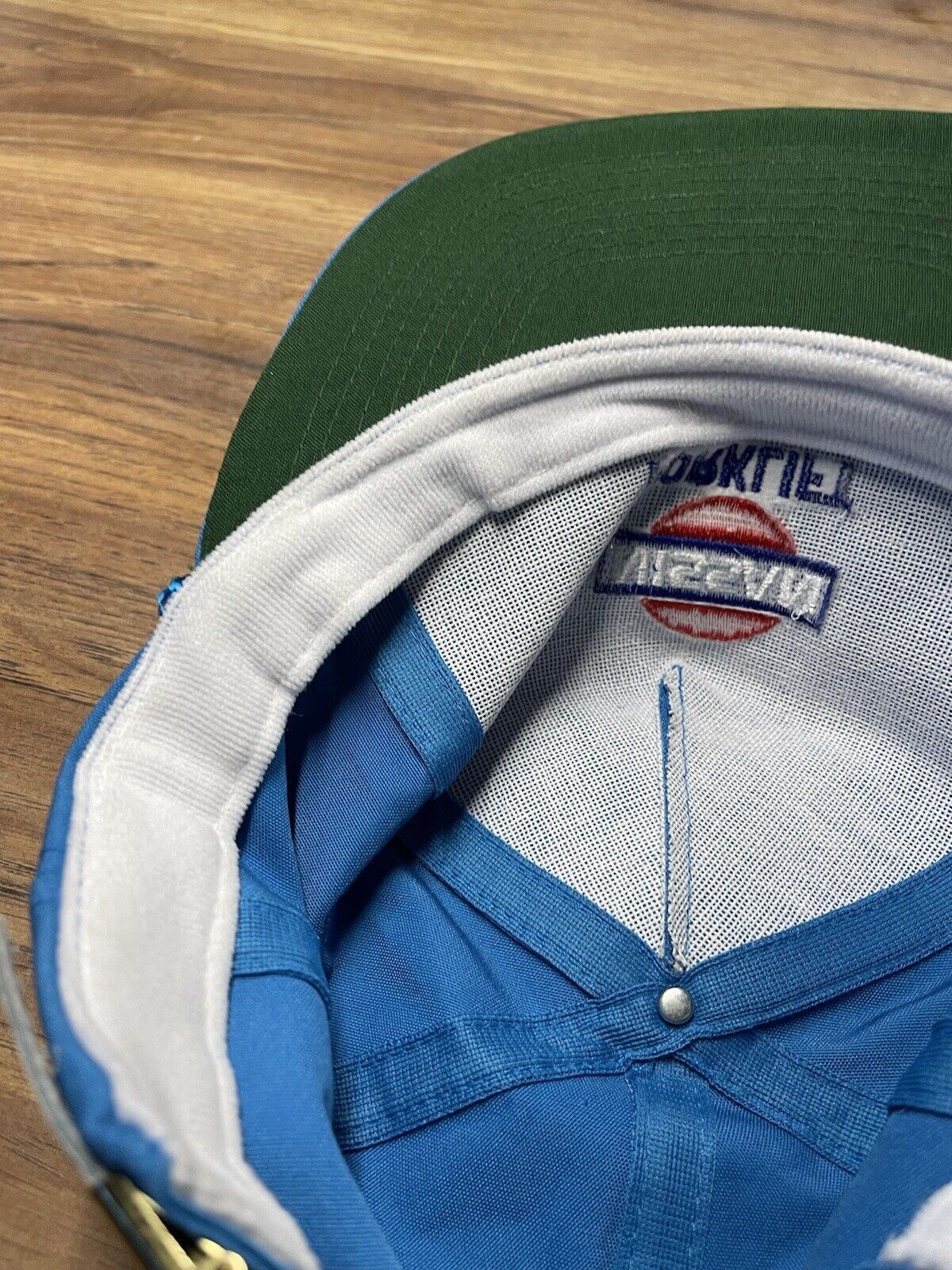 Vintage Nissan Forklift Trucker Vtg Blue Wearguard Embroidered Hat Size ONE SIZE - 6 Thumbnail
