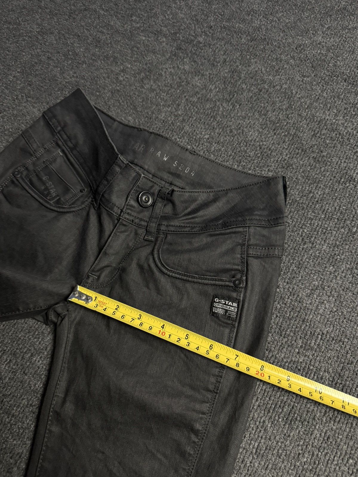 G-Star 00s Y2K G-Star RAW 5204 Avant Garde Opium Rock Skinny Jeans Size 23" - 22 Thumbnail