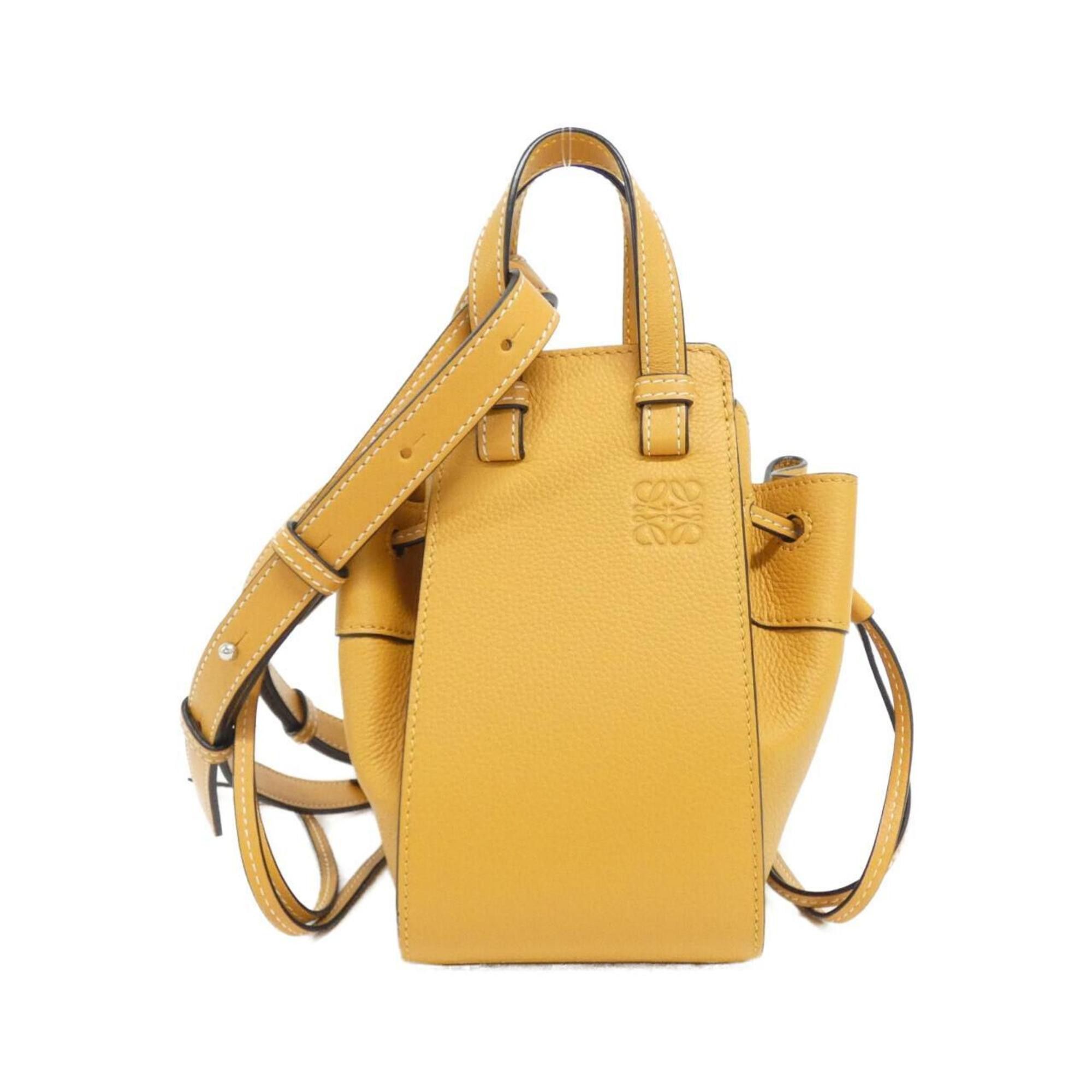 Loewe Hammock Drawstring Mini 314 12 V07 Shoulder Bag in Silver, Women's