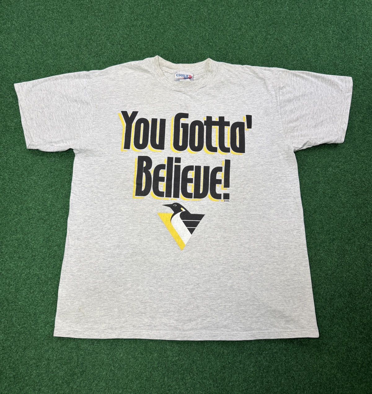 Chalk Line Pittsburgh Penguins Chalk Line You Gotta Believe T Shirt Size US XL / EU 56 / 4 - 1 Thumbnail