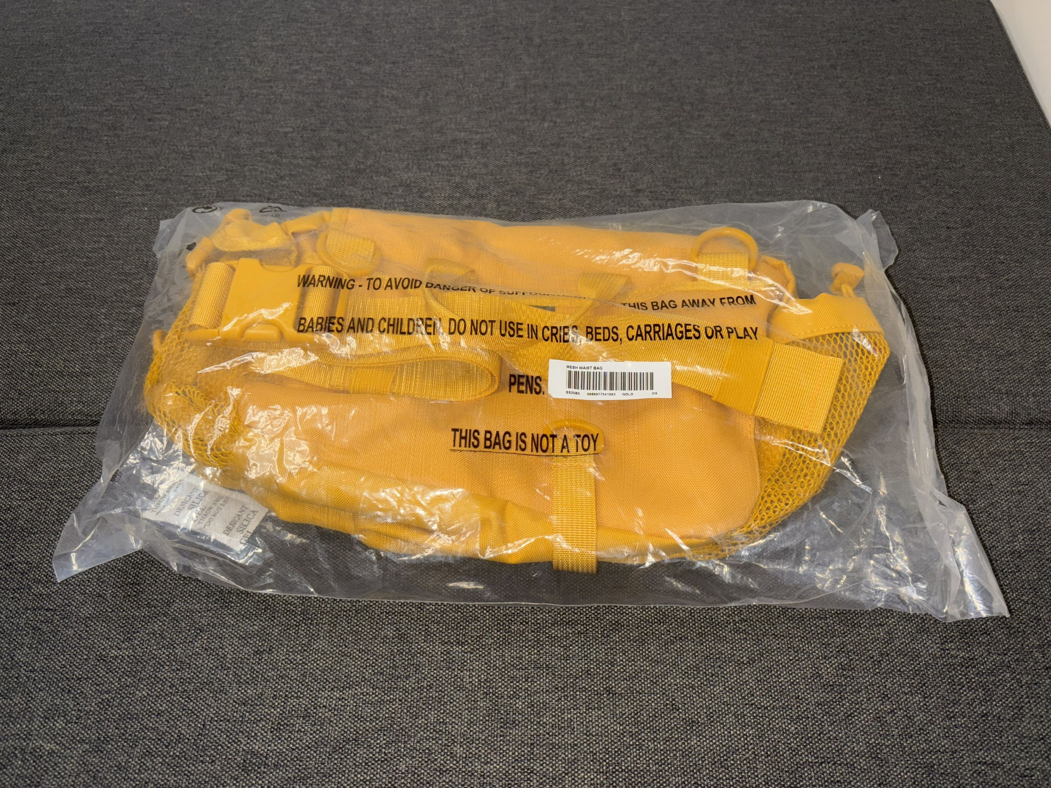 Supreme SUPREME Cordura Waist Bag Gold SS20 SS20B5 BNIB w/Stickers Size ONE SIZE - 3 Thumbnail