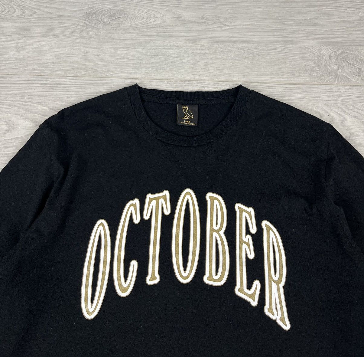 October's Very Own Octobers Very Own Logo Black Long Sleeve T Shirt Size US L / EU 52-54 / 3 - 4 Thumbnail