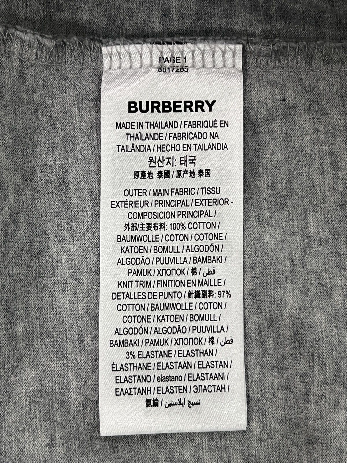 Burberry Burberry Montages Short-Sleeve Tee Size S / US 4 / IT 40 - 13 Thumbnail