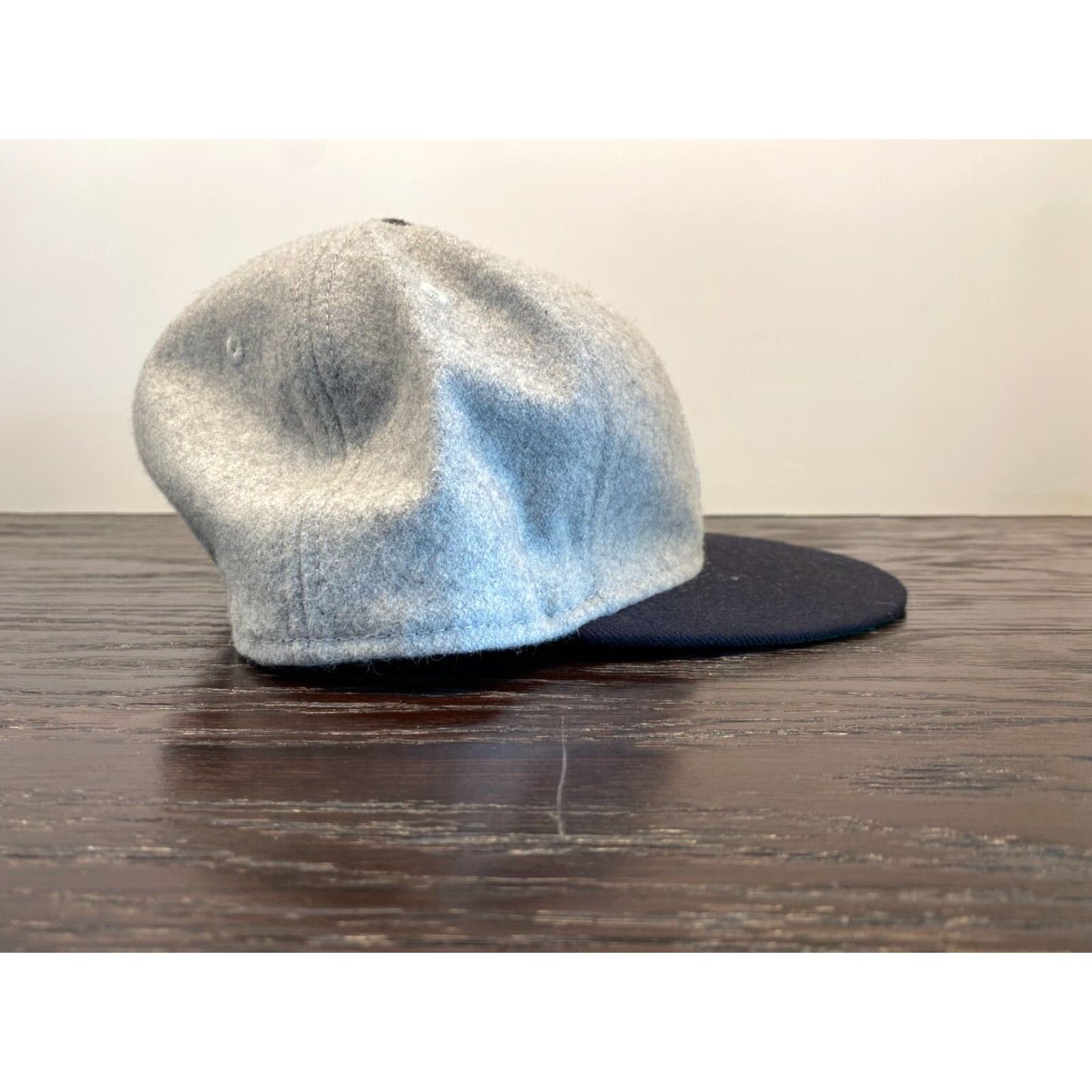 New Era Vintage Crooks Castles Baseball Cap Mens 7 1/4 Wool Blend Gray Casual Punk Retro 2010s Size ONE SIZE - 3 Thumbnail