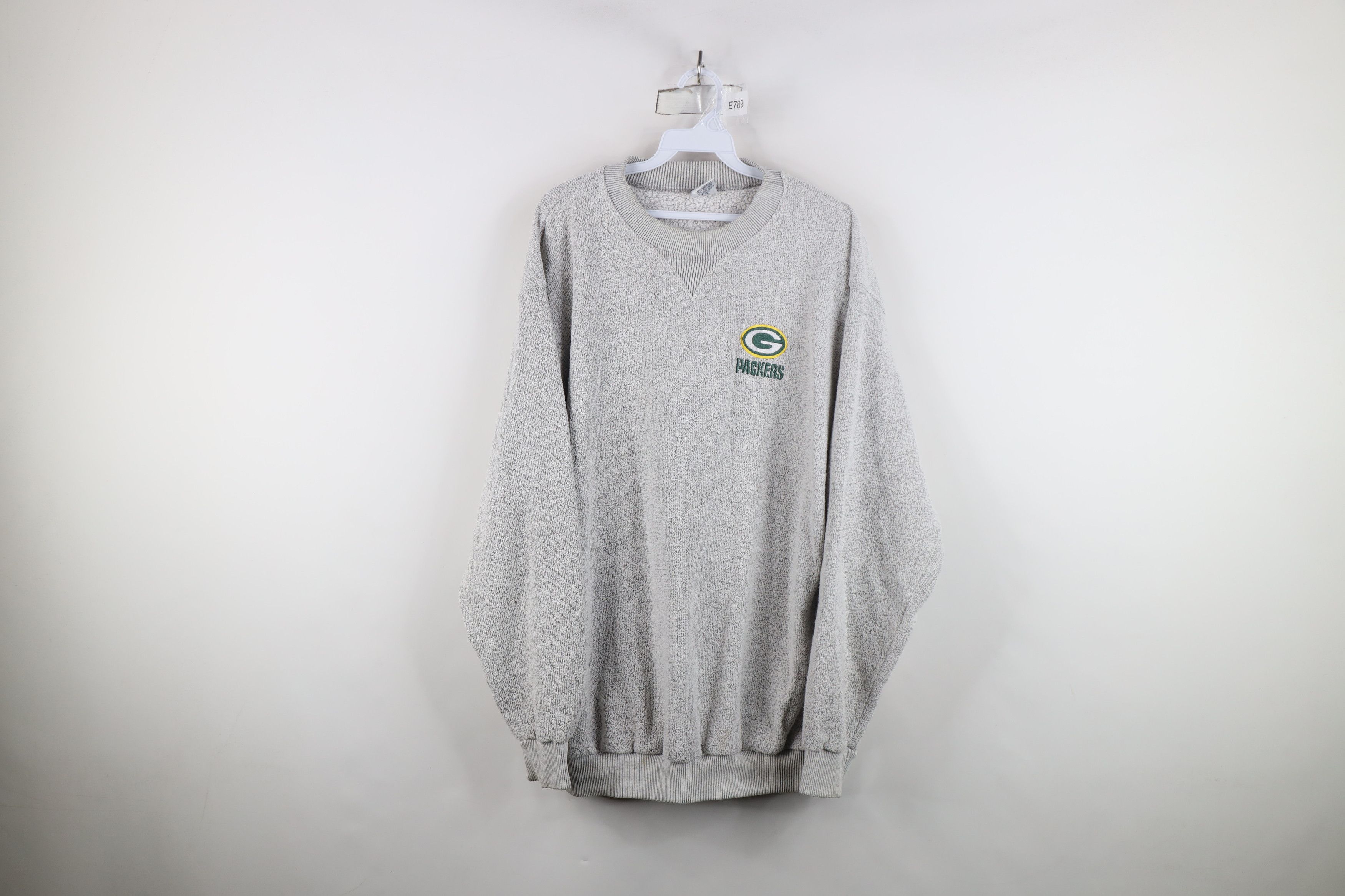 Vintage Vintage 90s Terry Cloth Bay Packers Football Sweatshirt Size US XL / EU 56 / 4 - 1 Thumbnail
