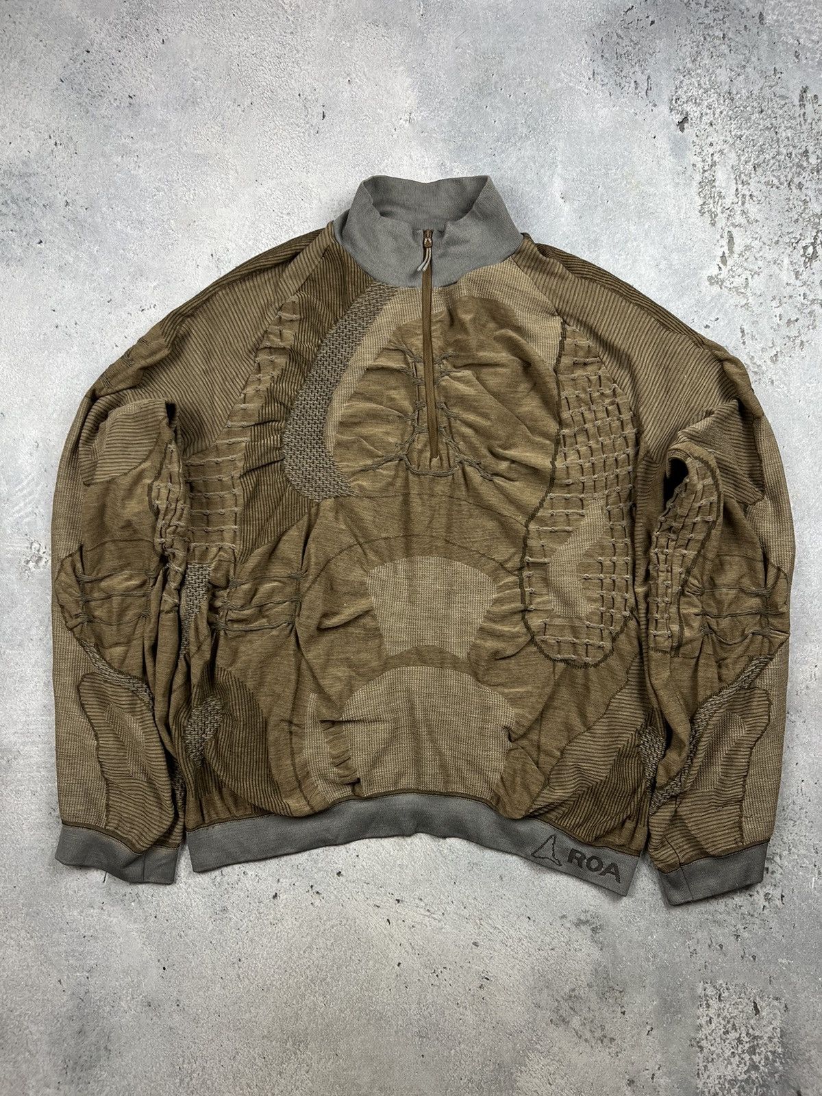 新品未使用　ROA hikingニット　3Dニット ROA Roa hiking 3d half zip knit | Grailed
