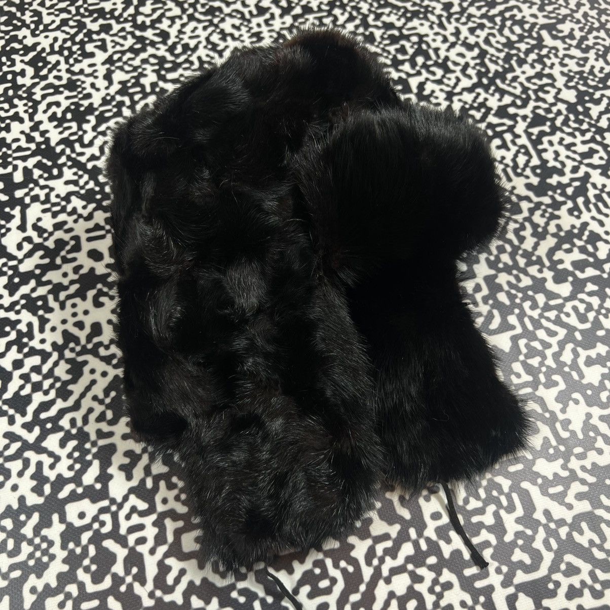 Japanese Brand Vintage 90s Fur Alt Ushanka Trapper Hat Mohair Style Retro Size ONE SIZE - 7 Thumbnail