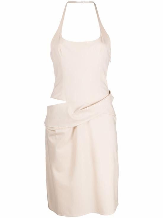 JACQUEMUS Women Short Skirts 221DR011 1021OFFWHITE White