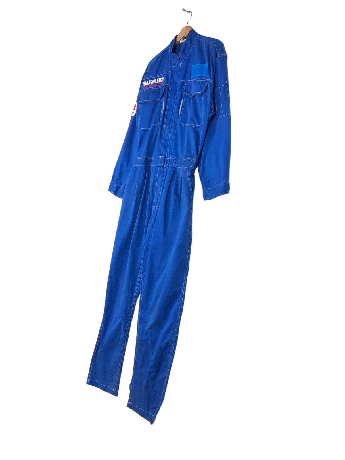 Japanese Brand 🔥Vintage Overall Racing Wear Suzuki Big Logo Size US 32 / EU 48 - 2 Thumbnail