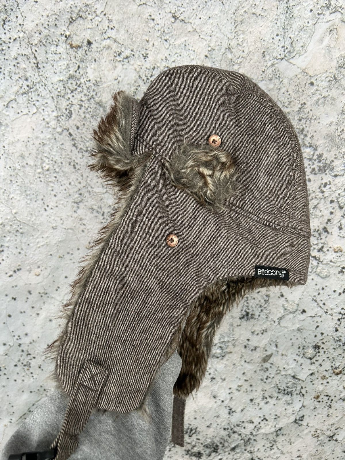 Billabong × Vintage Vintage Billabong Wool Winter Trapper Hat Streetwear Skate Size ONE SIZE - 3 Thumbnail
