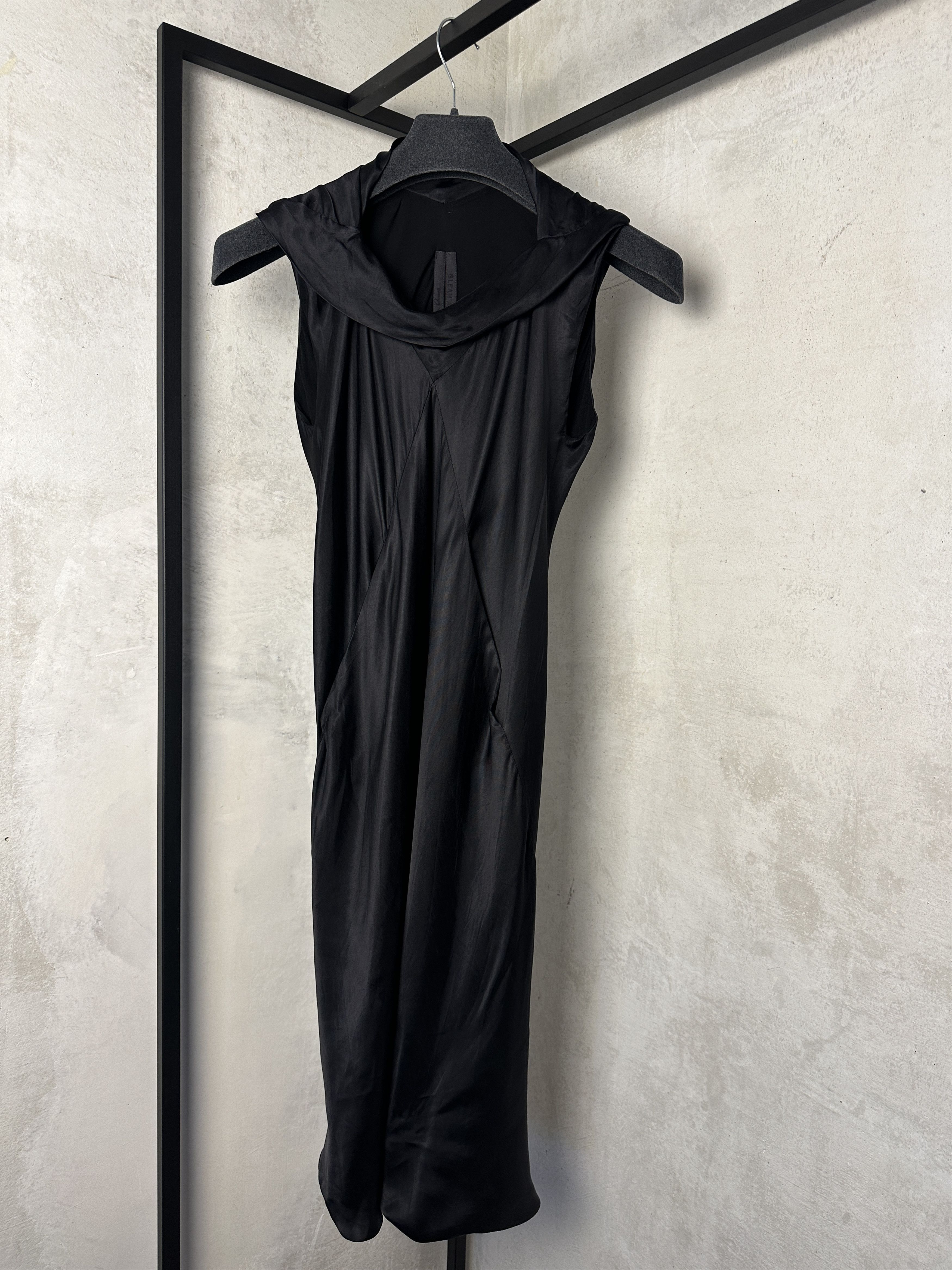 Rick Owens Rick Owens AW10 Gleam Silk Mini Dress Size S / US 4 / IT 40 - 1 Thumbnail