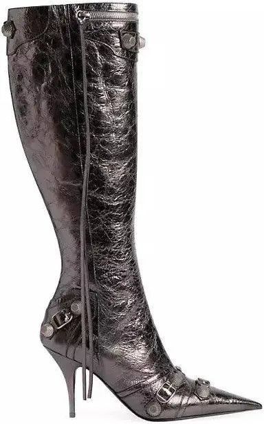 Balenciaga Metallized 90mm Boots SIZE 41