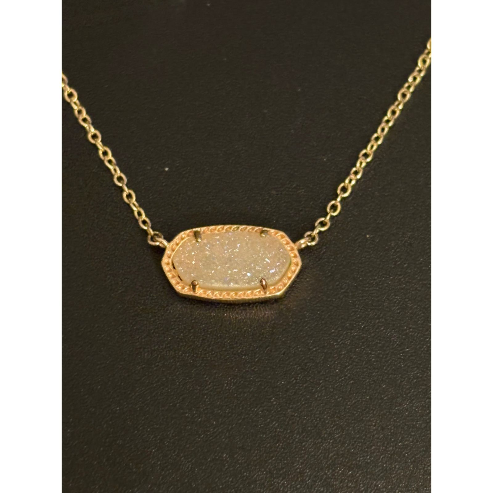 Kendra Scott Authentic Kendra Scott Druzy Necklace Gold Tone 20” Signed Size ONE SIZE - 1 Thumbnail
