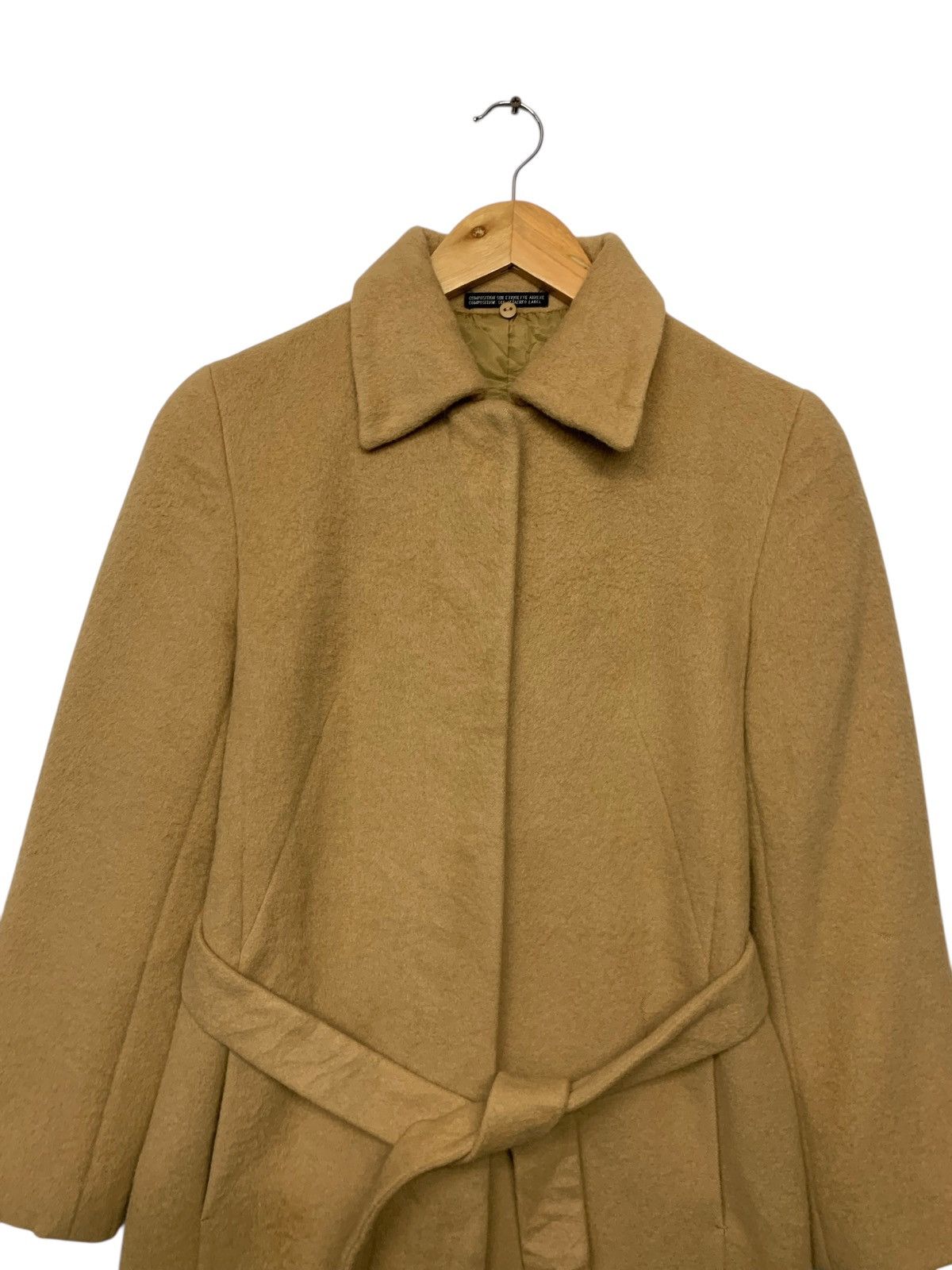 Designer × Japanese Brand × Yohji Yamamoto Ined X Angora Yohji Yamamoto Wool Long Jacket Button Down Size S / US 4 / IT 40 - 6 Thumbnail