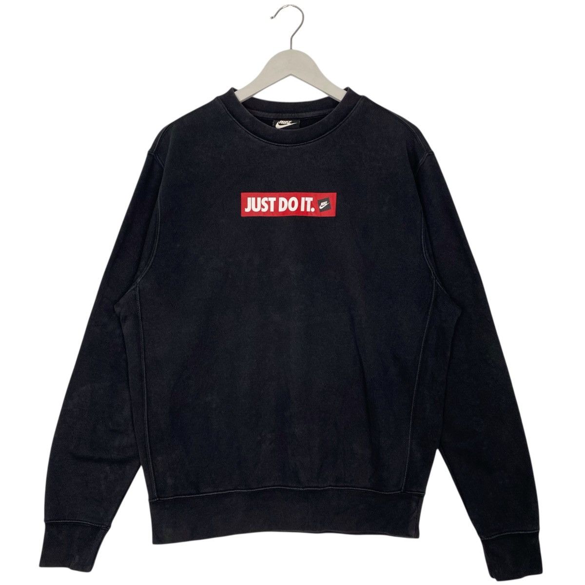 Other Vintage Nike Just Do It Big Logo Printed Sweatshirt Black Size US S / EU 44-46 / 1 - 1 Thumbnail