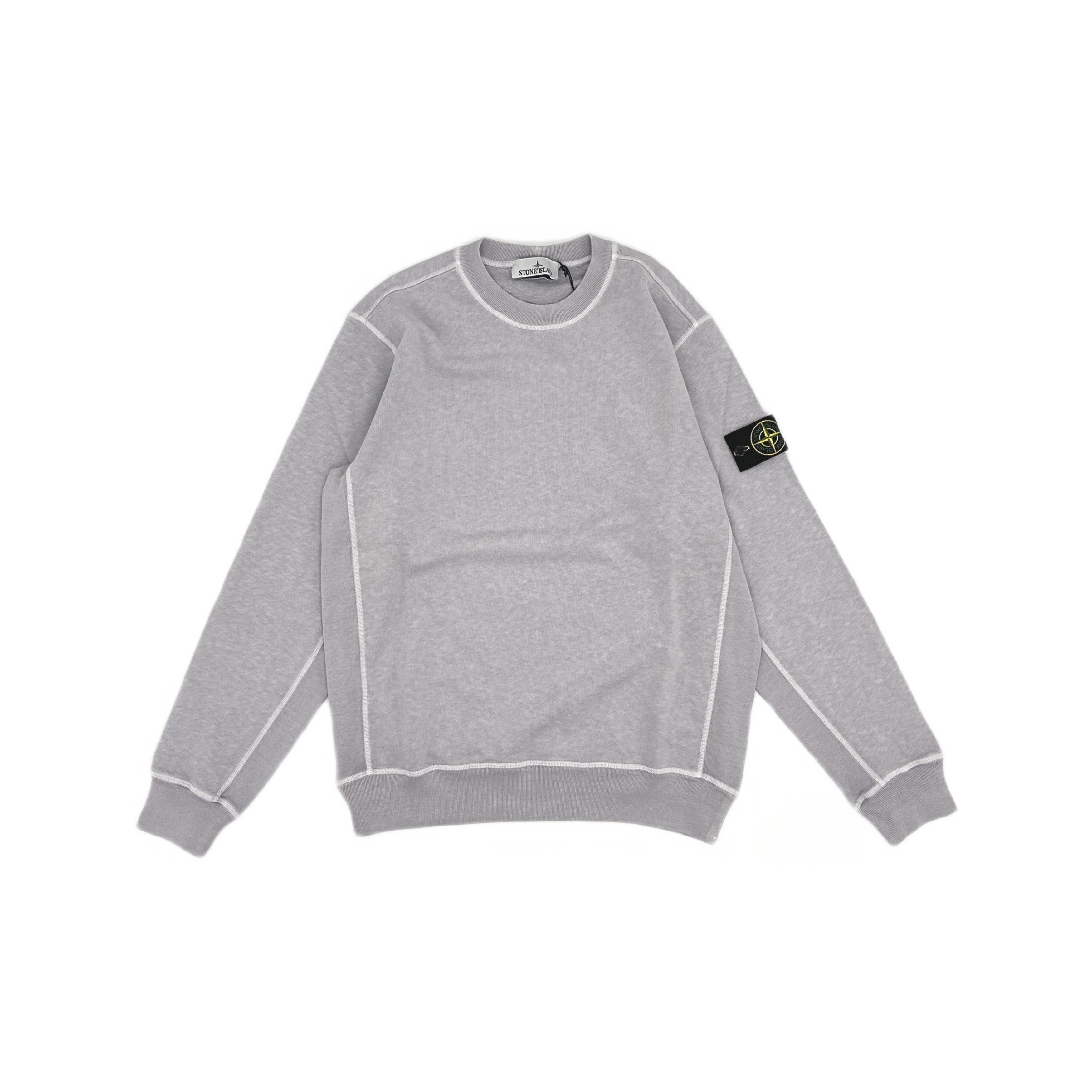 Stone Island Stone Island Lilac Crewneck Sweatshirt Size L Size US L / EU 52-54 / 3 - 1 Thumbnail