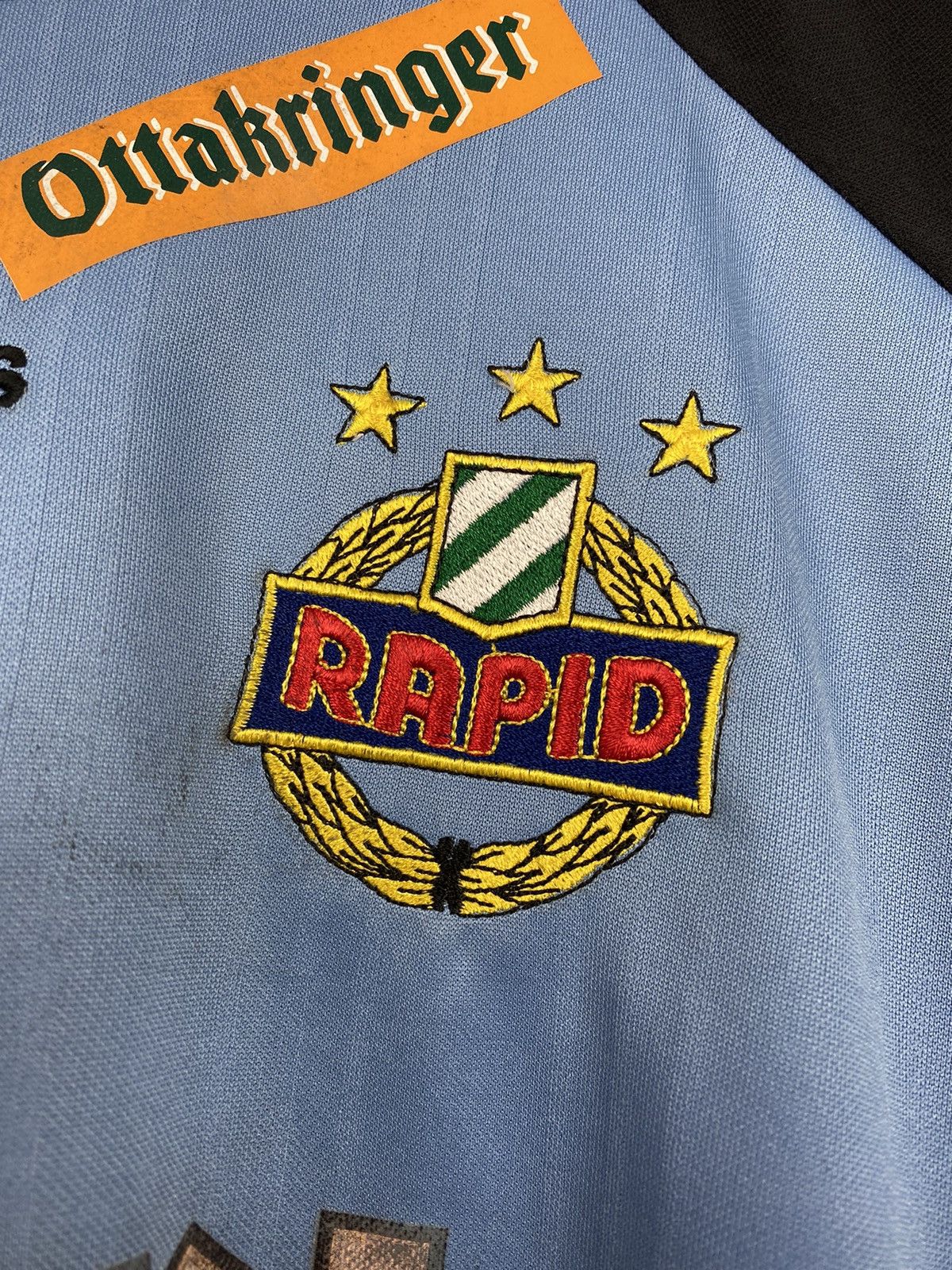 Adidas Vintage SC Rapid Wien 2003 Goalkeeper Jersey PSG Milan Basel Size US L / EU 52-54 / 3 - 4 Thumbnail