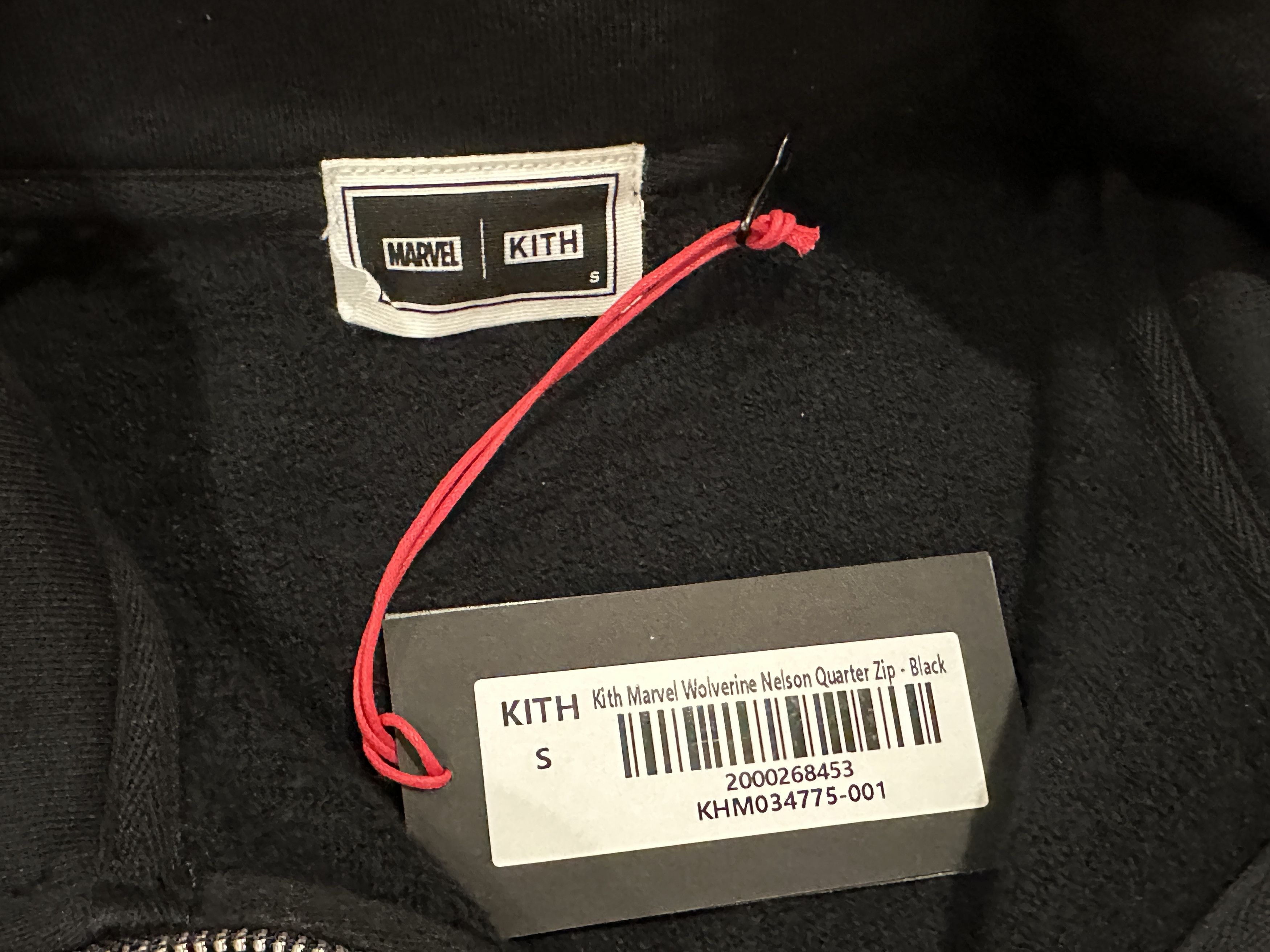 Kith × Marvel Comics Kith x Marvel Wolverine Nelson Quarter Zip Size S DS Size US S / EU 44-46 / 1 - 6 Thumbnail