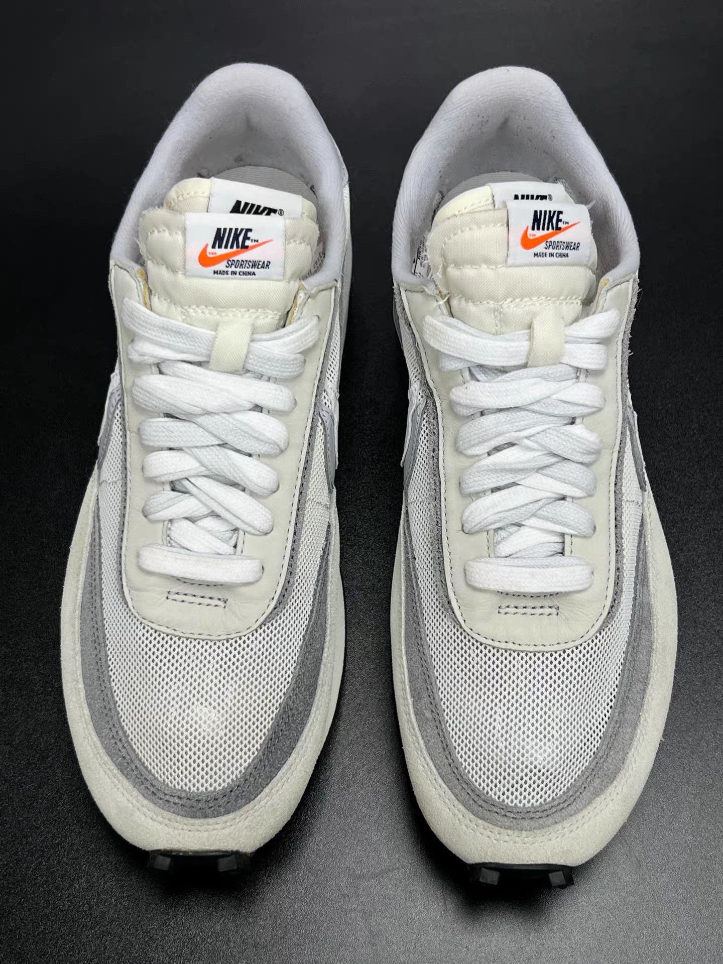 Nike NIKE x sacai LDV Waffle White/Grey K15 Size US 11.5 / EU 44-45 - 3 Thumbnail