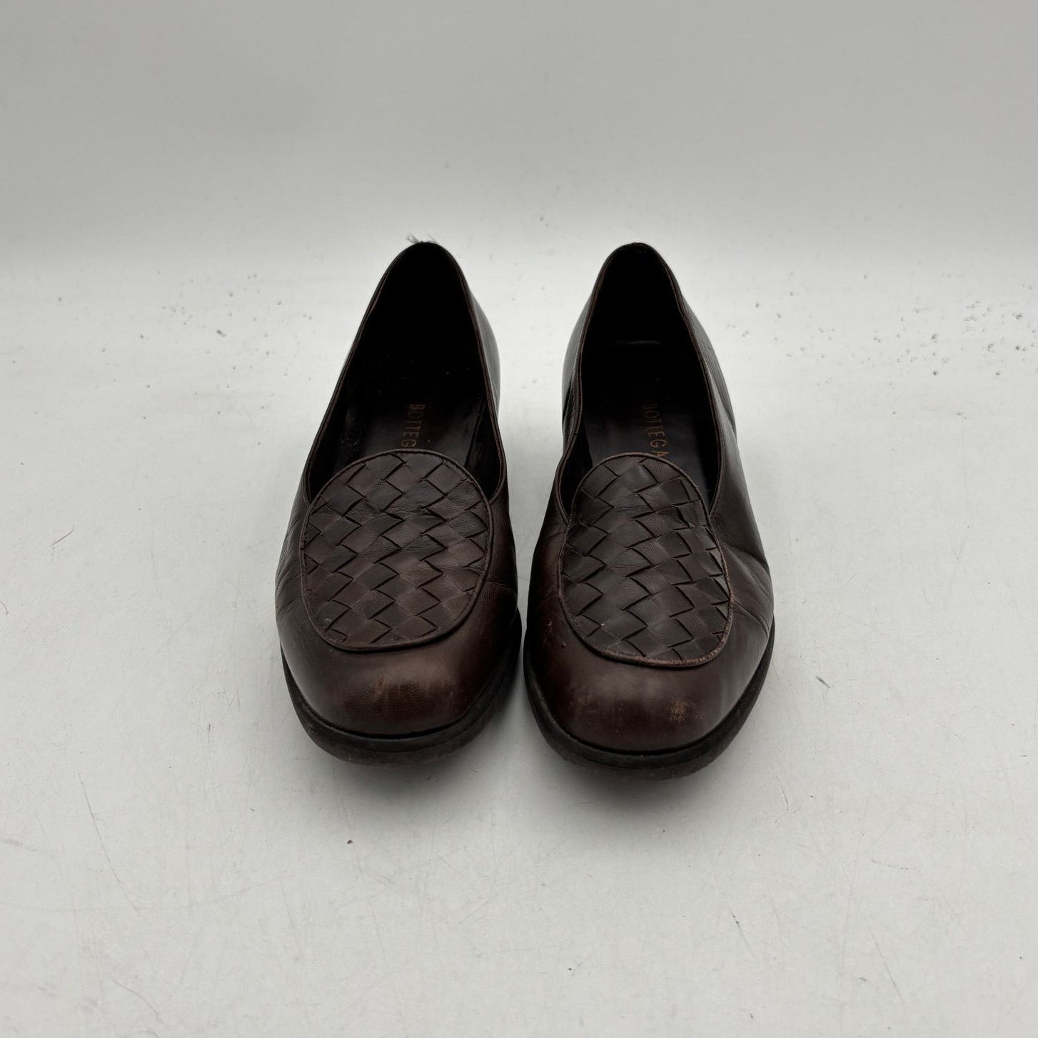 Bottega Veneta Bottega Veneta Intrecciato Woven Leather Loafers Women's 6B Size US 6 / IT 36 - 2 Thumbnail