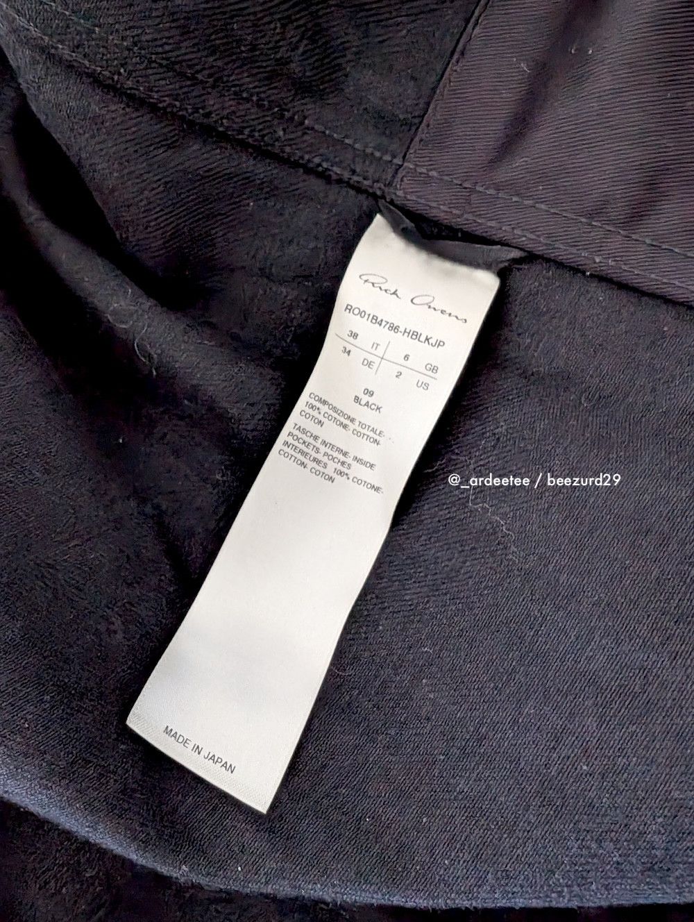Rick Owens Drkshdw *NEW* LIMITED JAPANESE SELVEDGE DENIM OUTERSHIRT Size US S / EU 44-46 / 1 - 10 Thumbnail