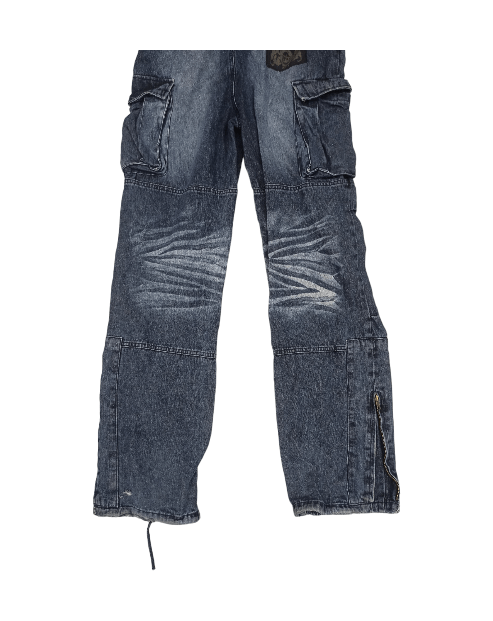 LOWBOX Lowbox 2002 Tactical Multipocket Punk Style Overall Jeans Size US 34 / EU 50 - 22 Thumbnail