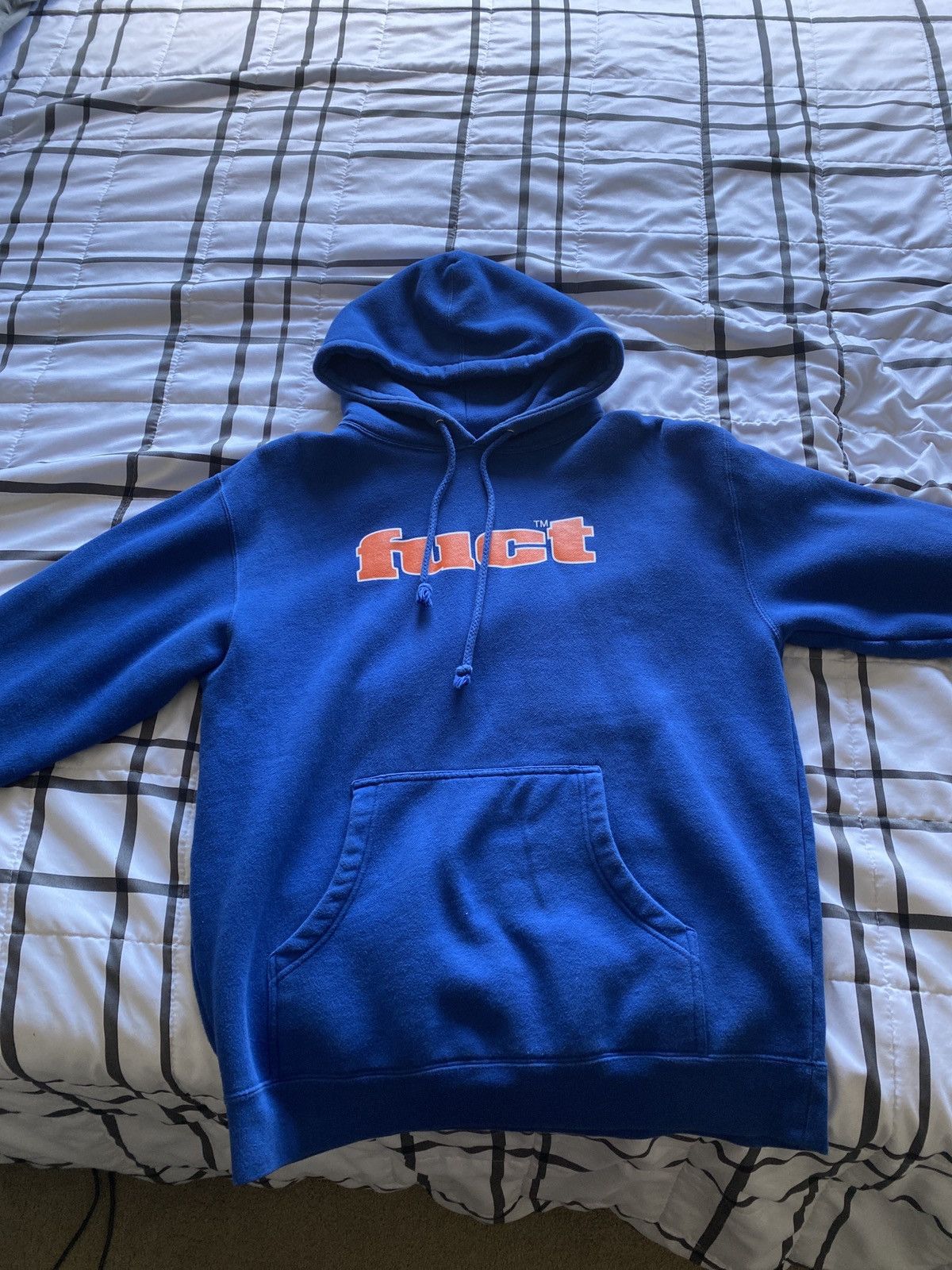 image of Fuct Hoodie in Blue, Men's (Size Medium)