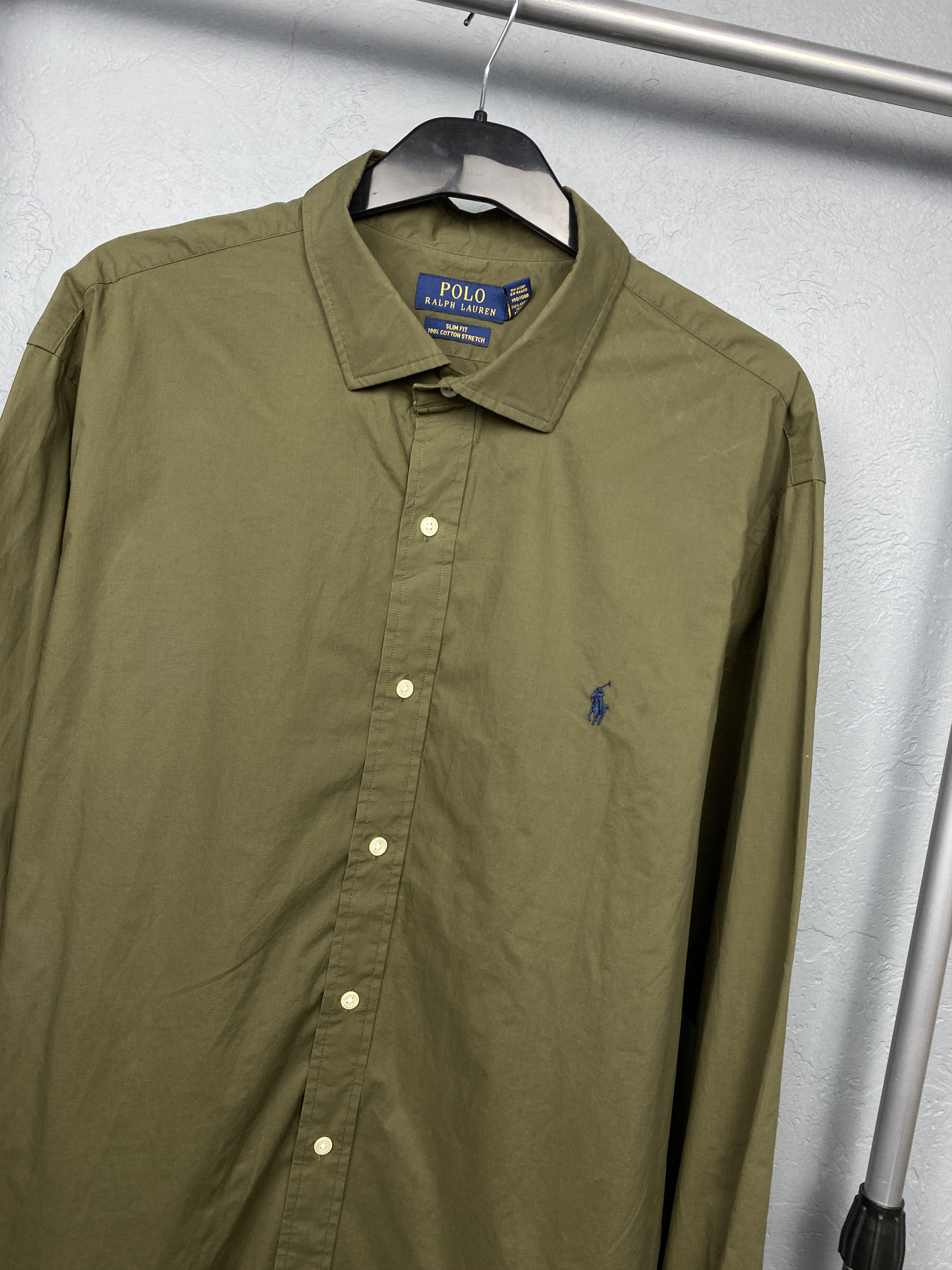 Polo Ralph Lauren × Ralph Lauren Polo Ralph Lauren Mens Long Sleeve Shirt Size US XXL / EU 58 / 5 - 2 Thumbnail