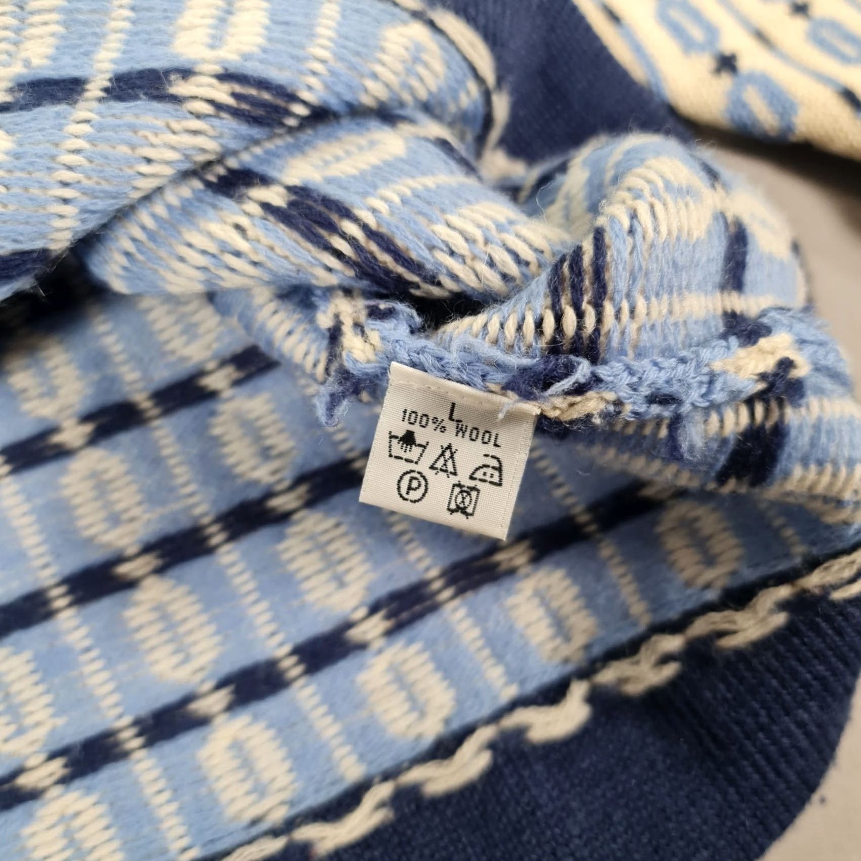 Vintage VINTAGE vrikke Cardigan Womens L Blue Kofte Wool Knit Norway Irene Haugland Zahl Size L / US 10 / IT 46 - 4 Thumbnail