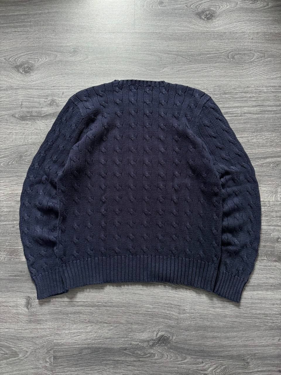 Polo Ralph Lauren Polo Ralph Lauren Luxury Mini Logo Cable Knit Sweater Size US L / EU 52-54 / 3 - 2 Thumbnail