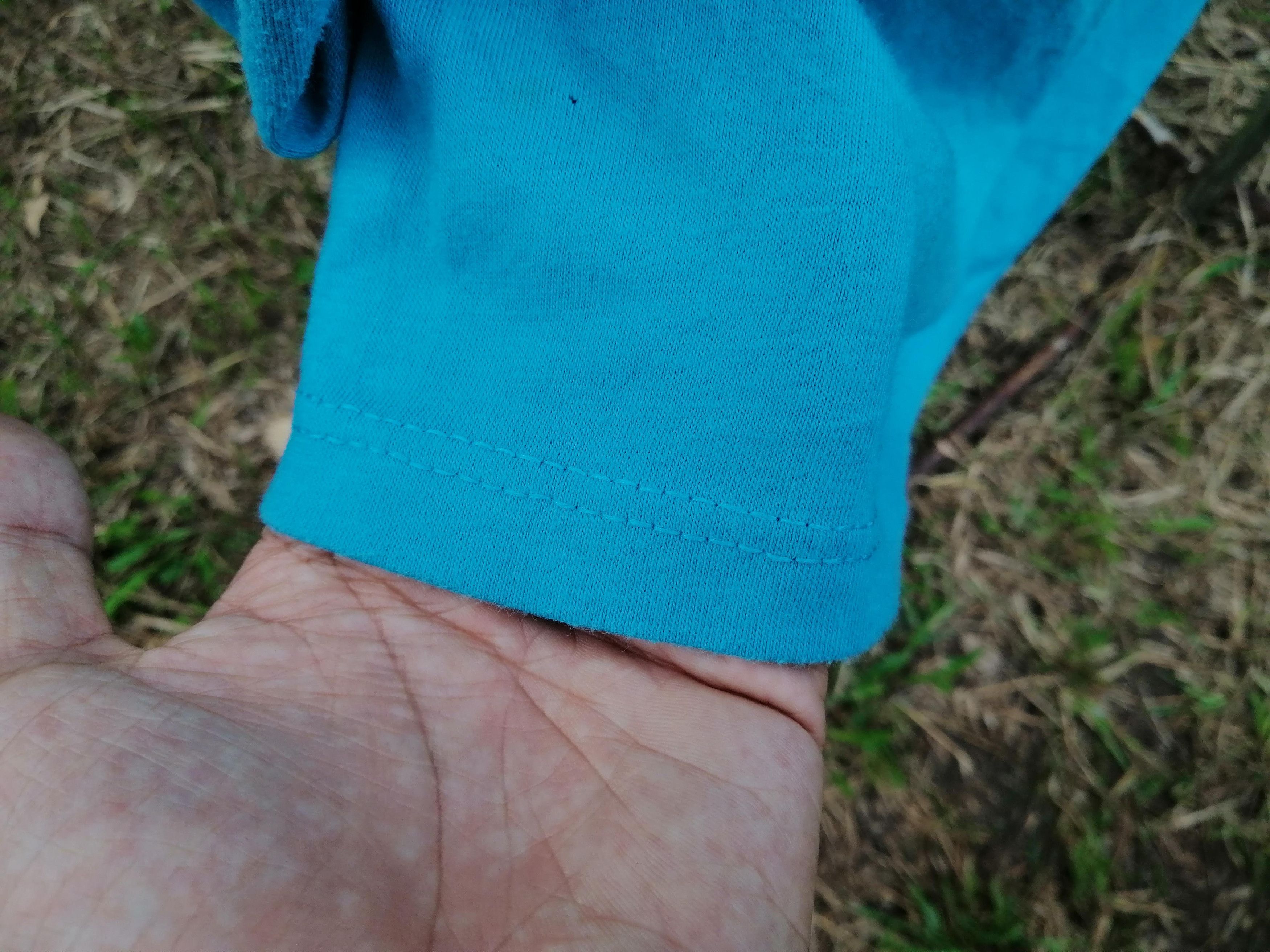 Other 80s vintage collared t shirt plain turquoise thin soft Size US M / EU 48-50 / 2 - 9 Thumbnail
